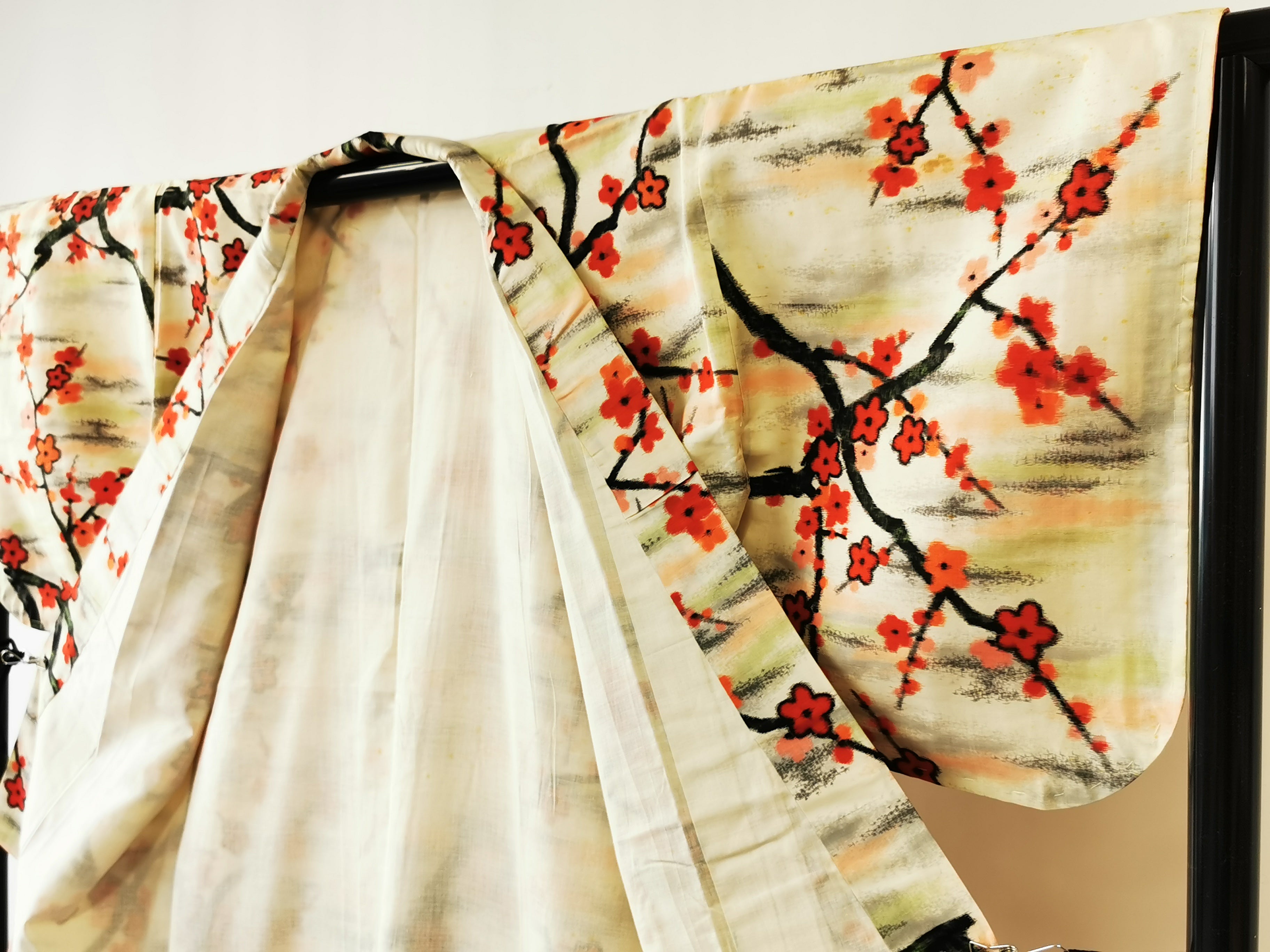 ♦KJ029 Kimono da donna usato in abiti giapponesi