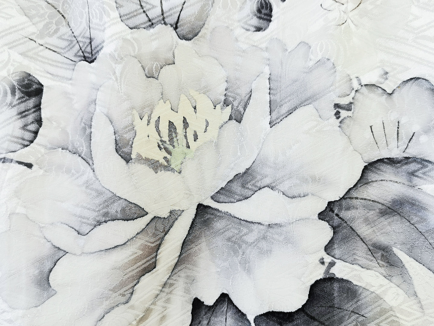 ♦KJ046 Women's Furisode - Shibori-used Japanese clothes