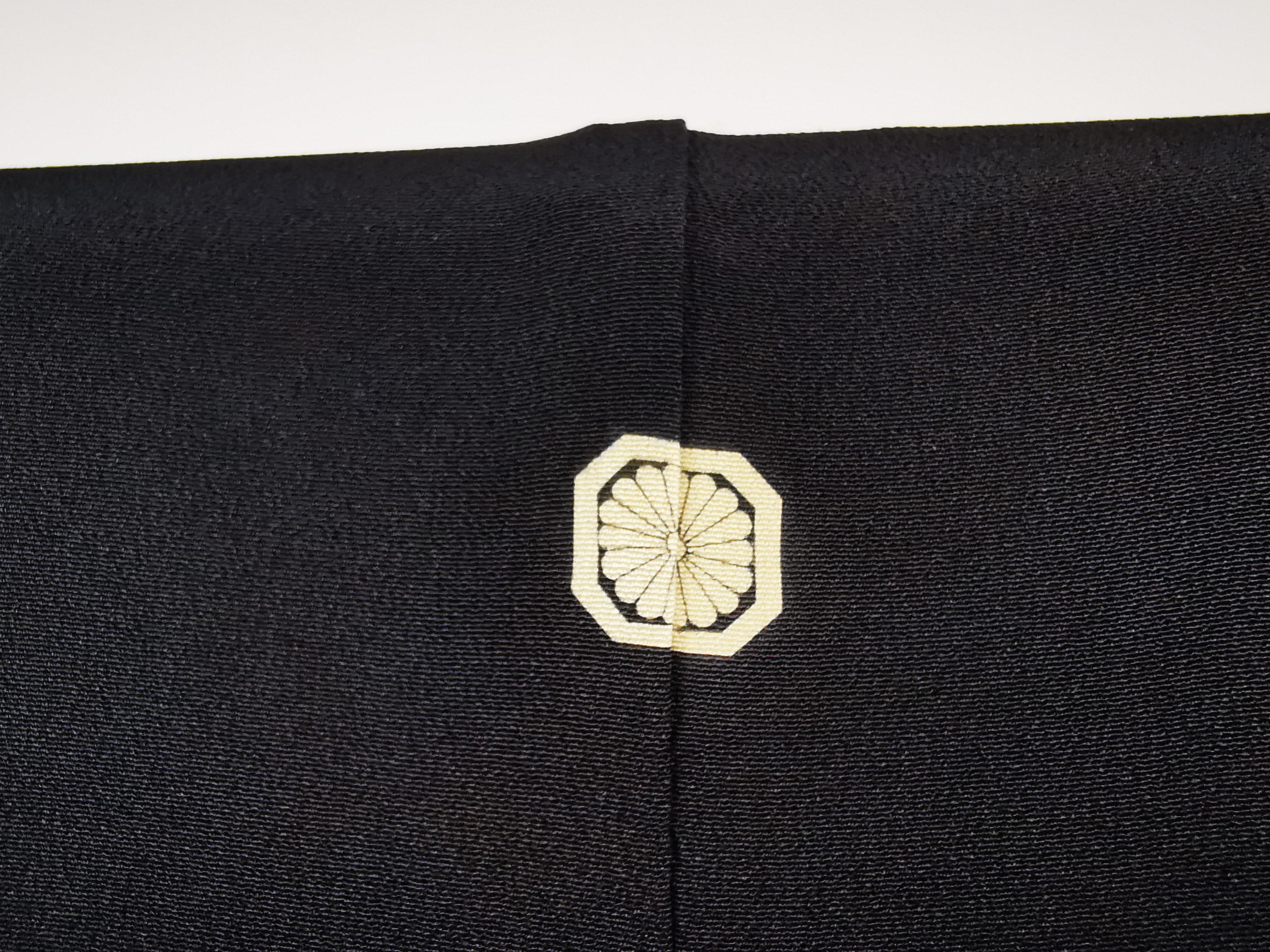 KJ055 Women's Kimono Kurotome Used Japanese Clothes