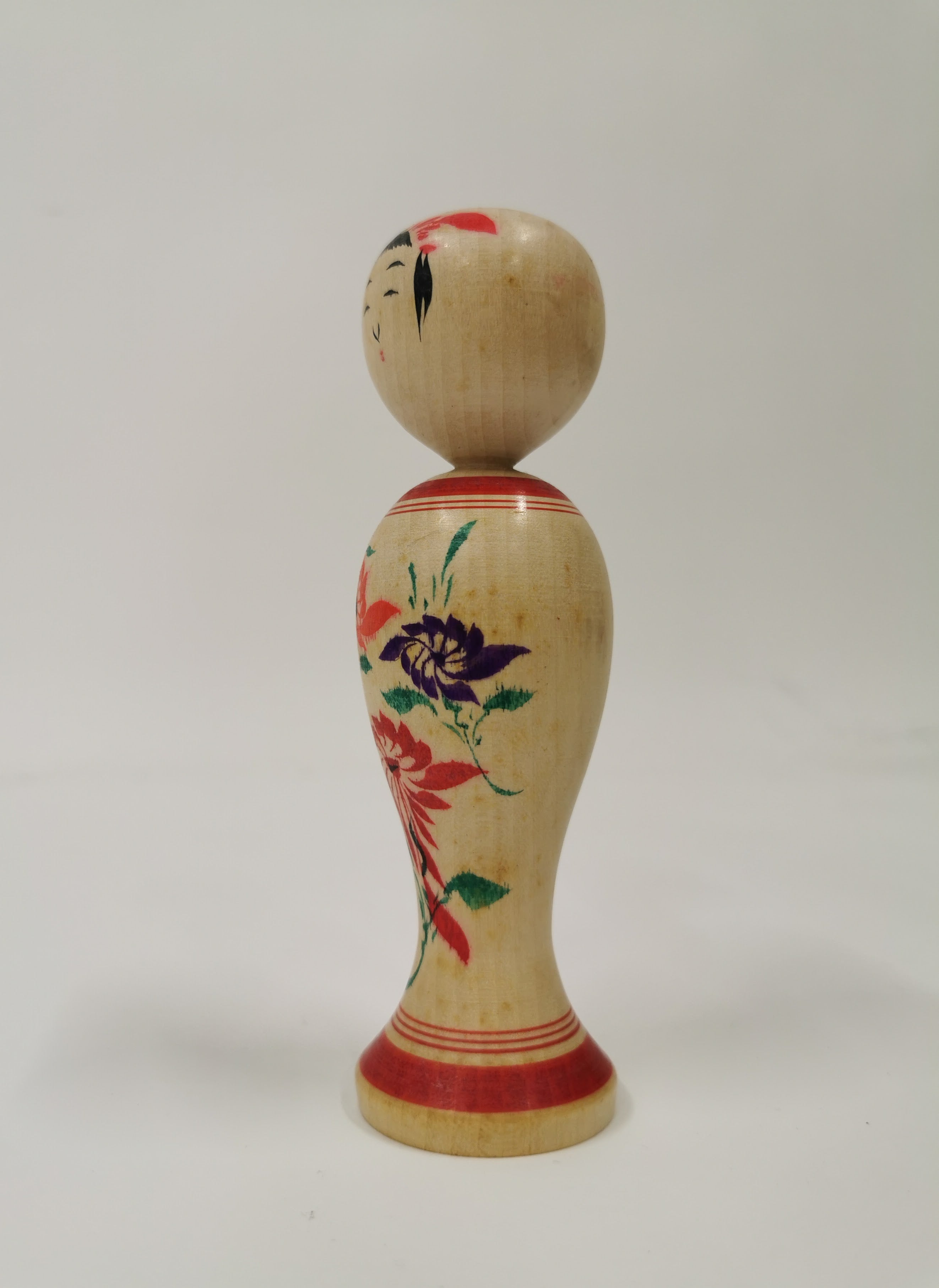 tko113 Kokeshi Lucky Charm Japanese Doll Folk Art