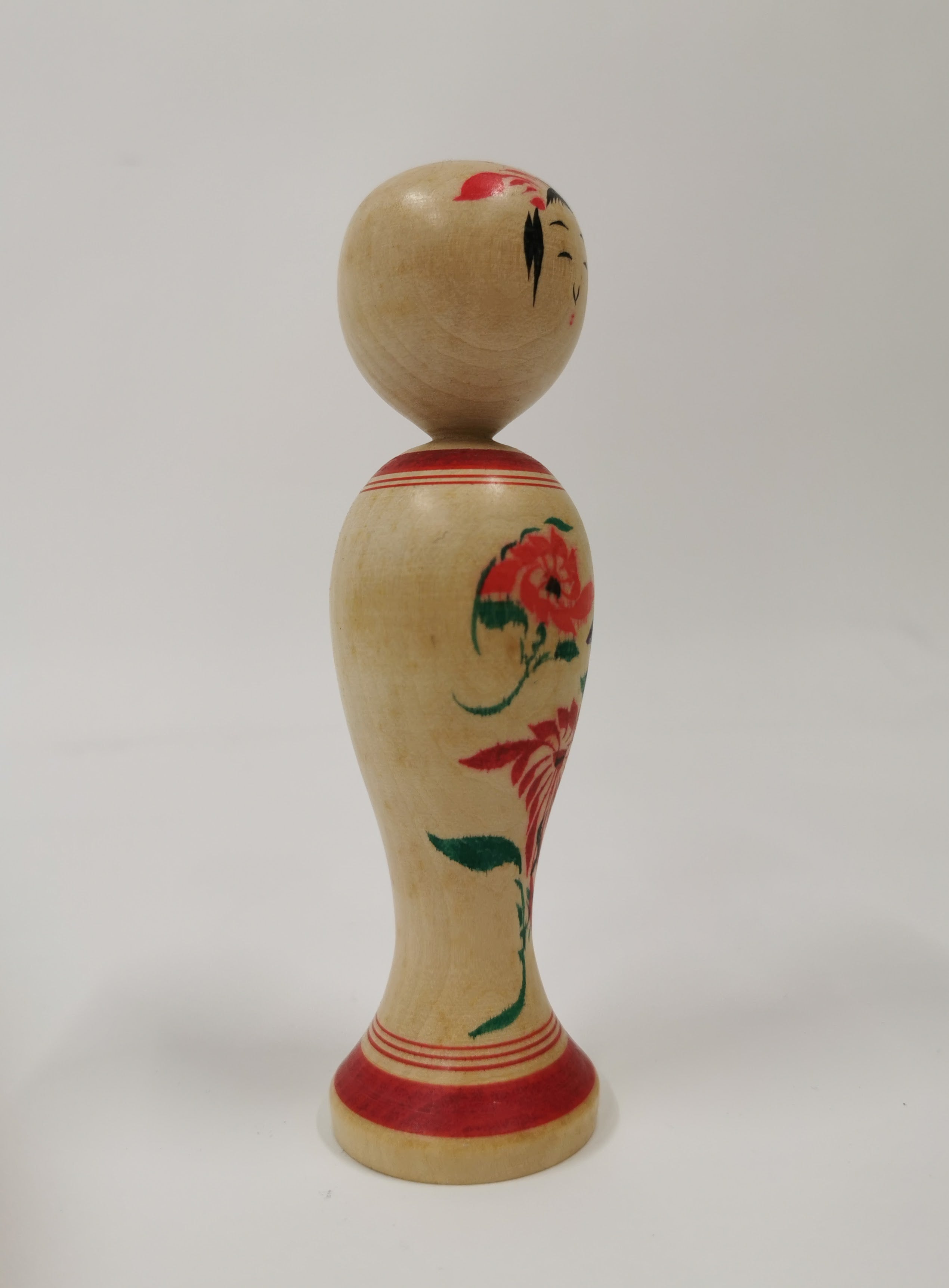 tko113 Kokeshi Lucky Charm Japanese Doll Folk Art