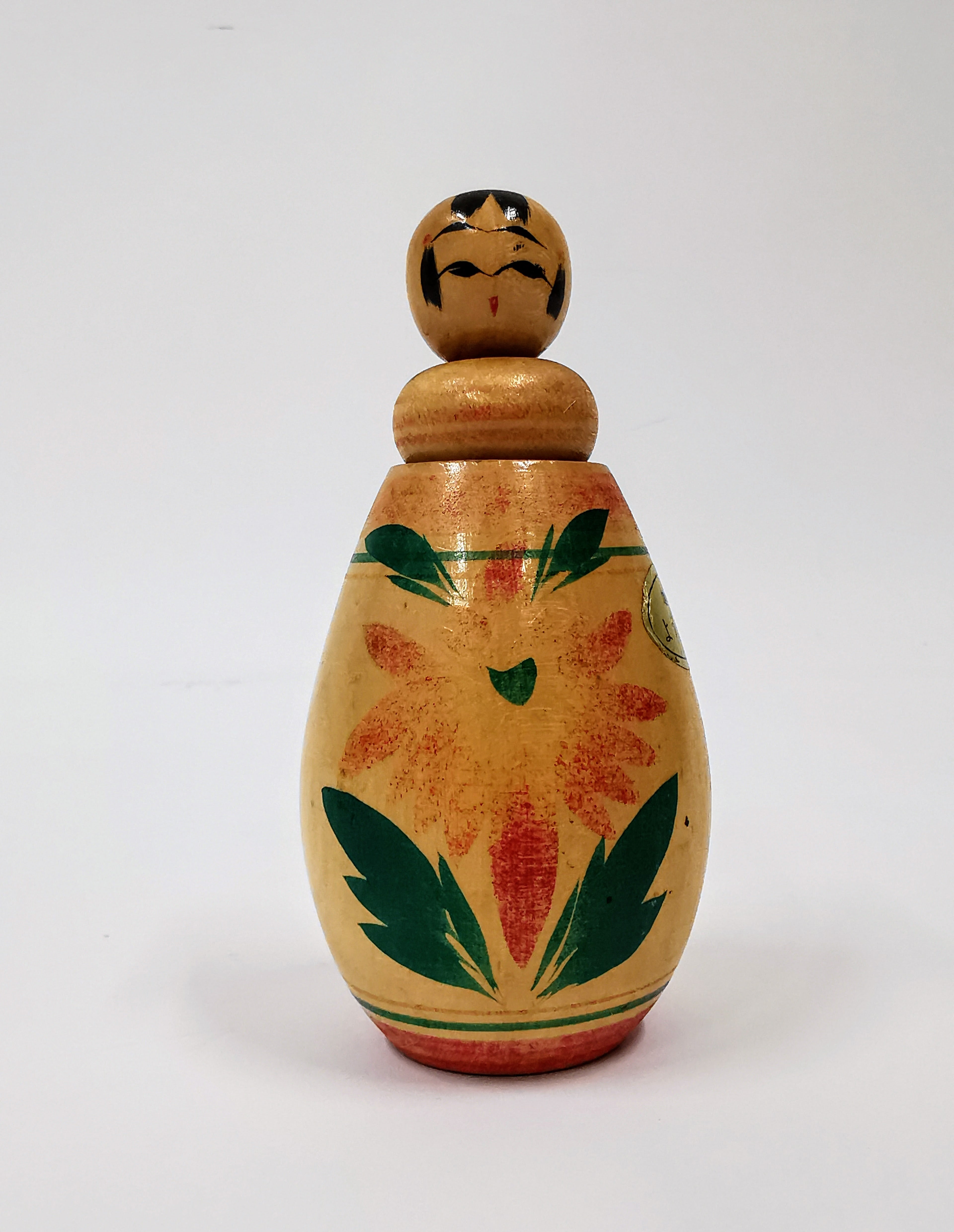 tko116 Kokeshi Lucky Charm Japanese Doll Folk Art Toy