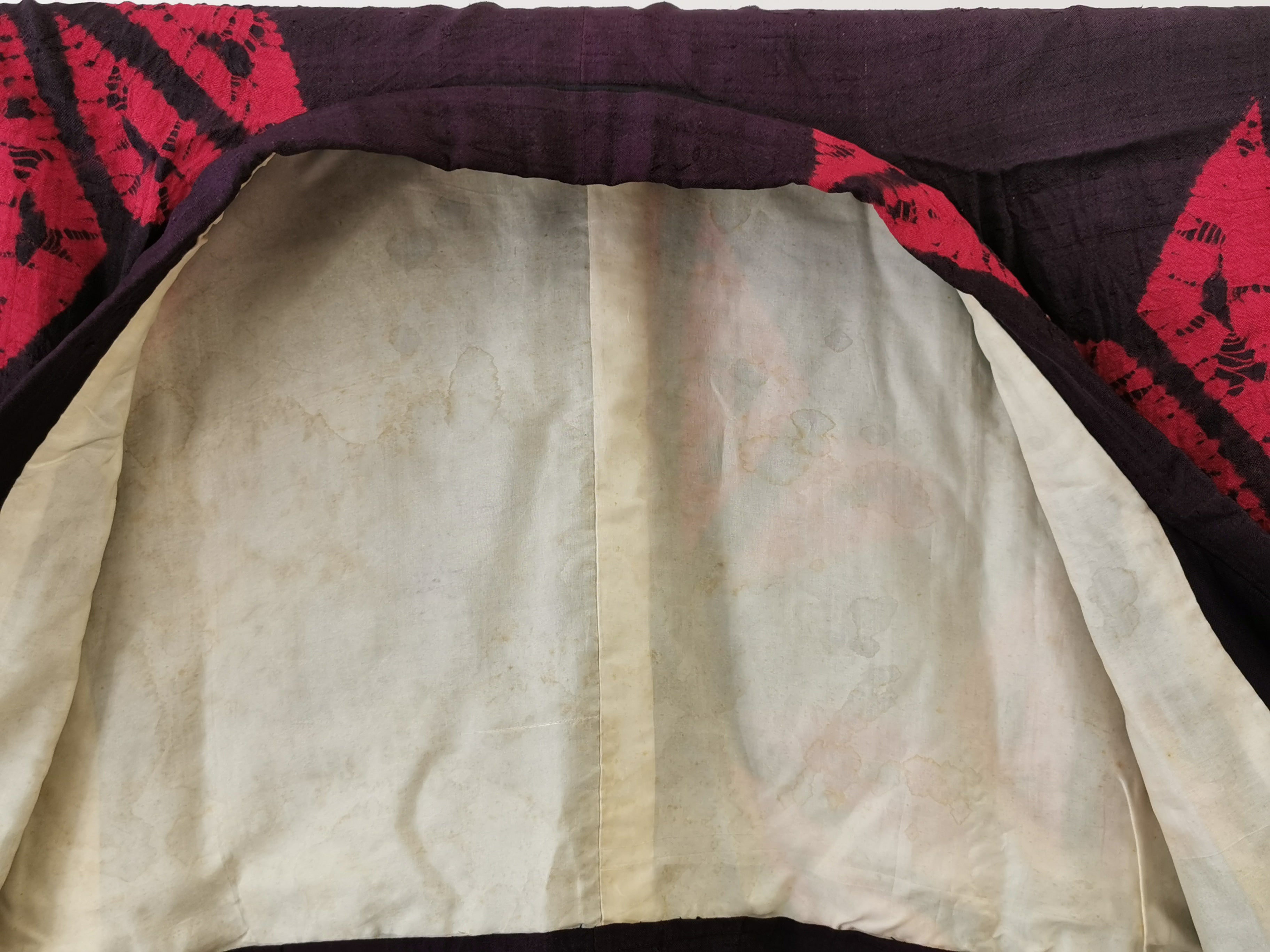 着物コート 羽織 かんたん着用 古着 和服◆twha124