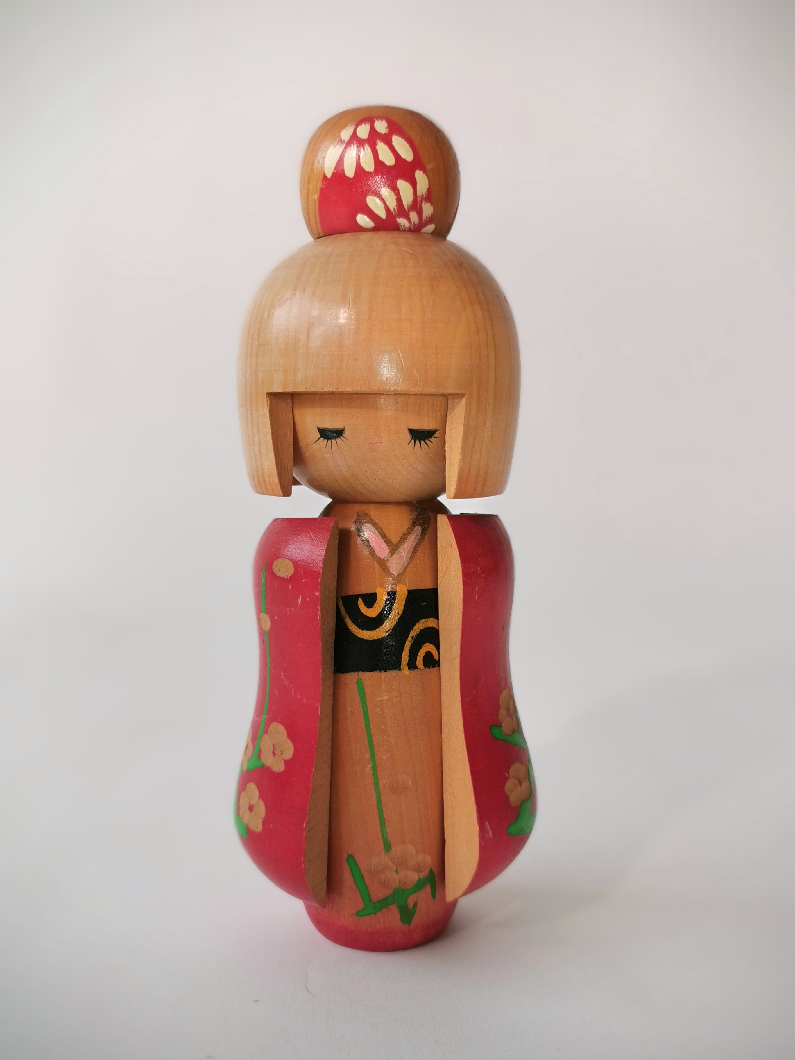 こけし おかっぱ doll 日本人形 民芸 伝統工芸 郷土玩具◆tkko155