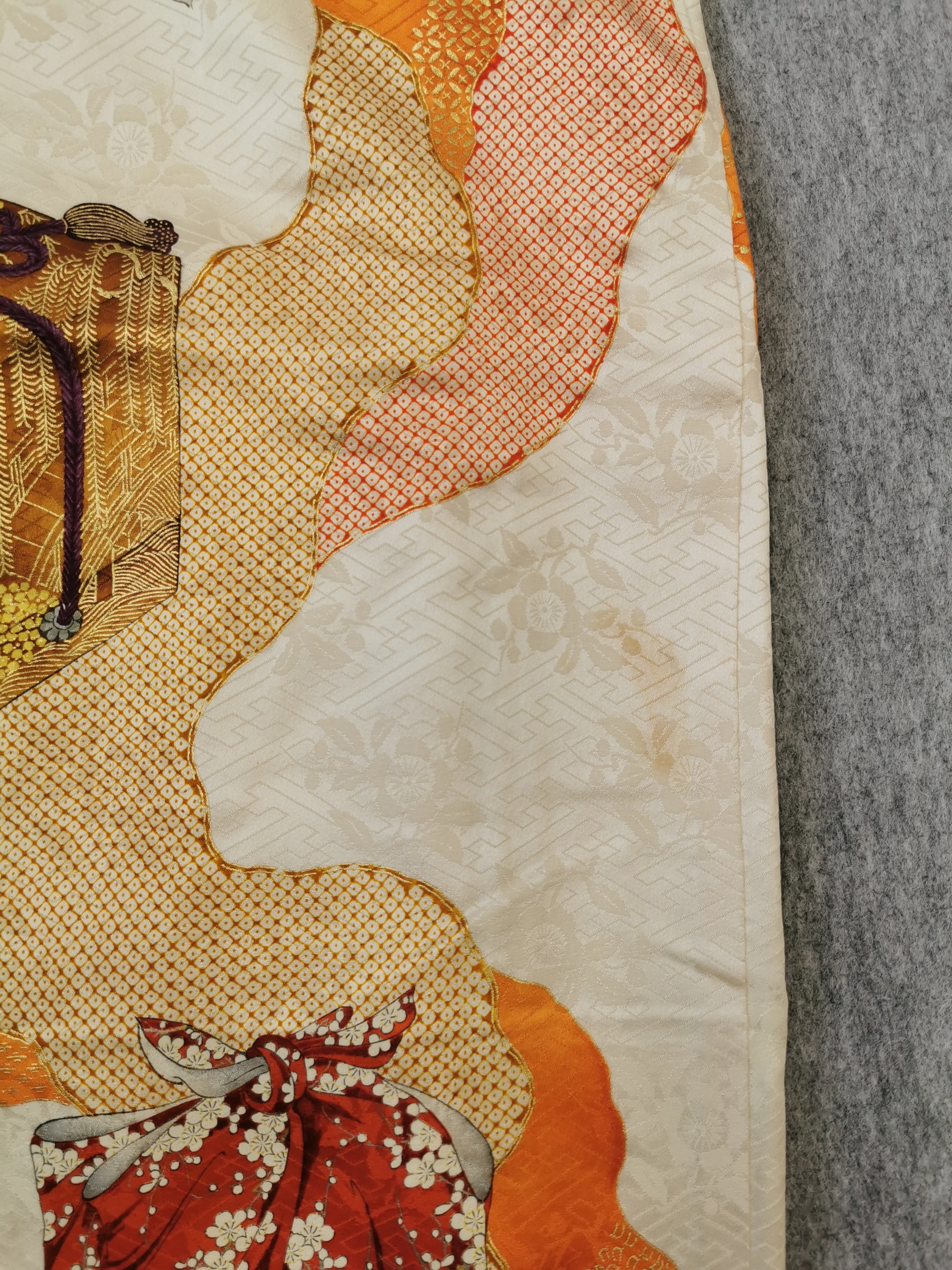 振袖 正絹 結婚式 卒業式 成人式 礼服 古着◆twkf163