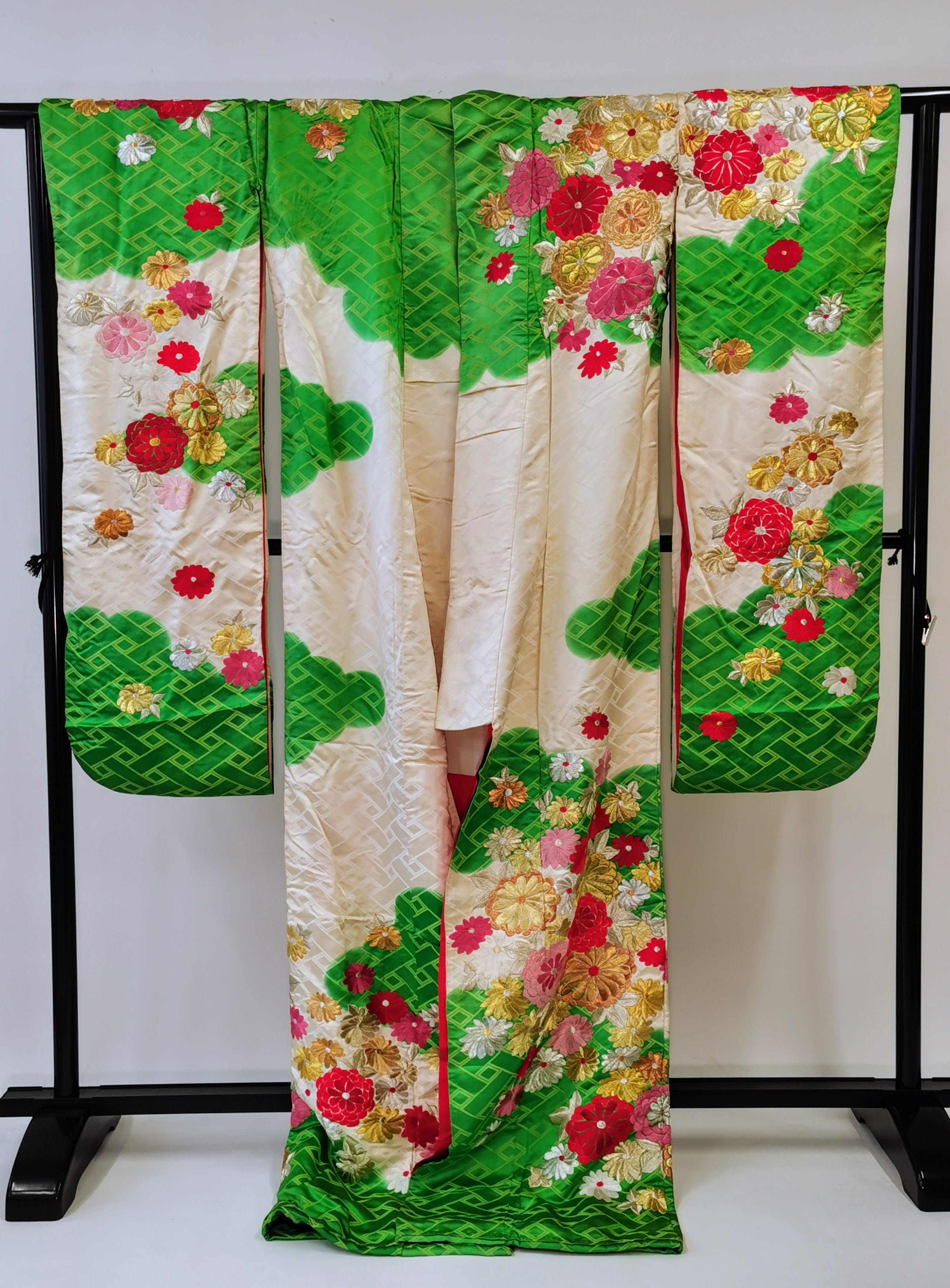 引き振袖 花嫁衣装 豪華 婚礼 結婚式 古着◆twff168