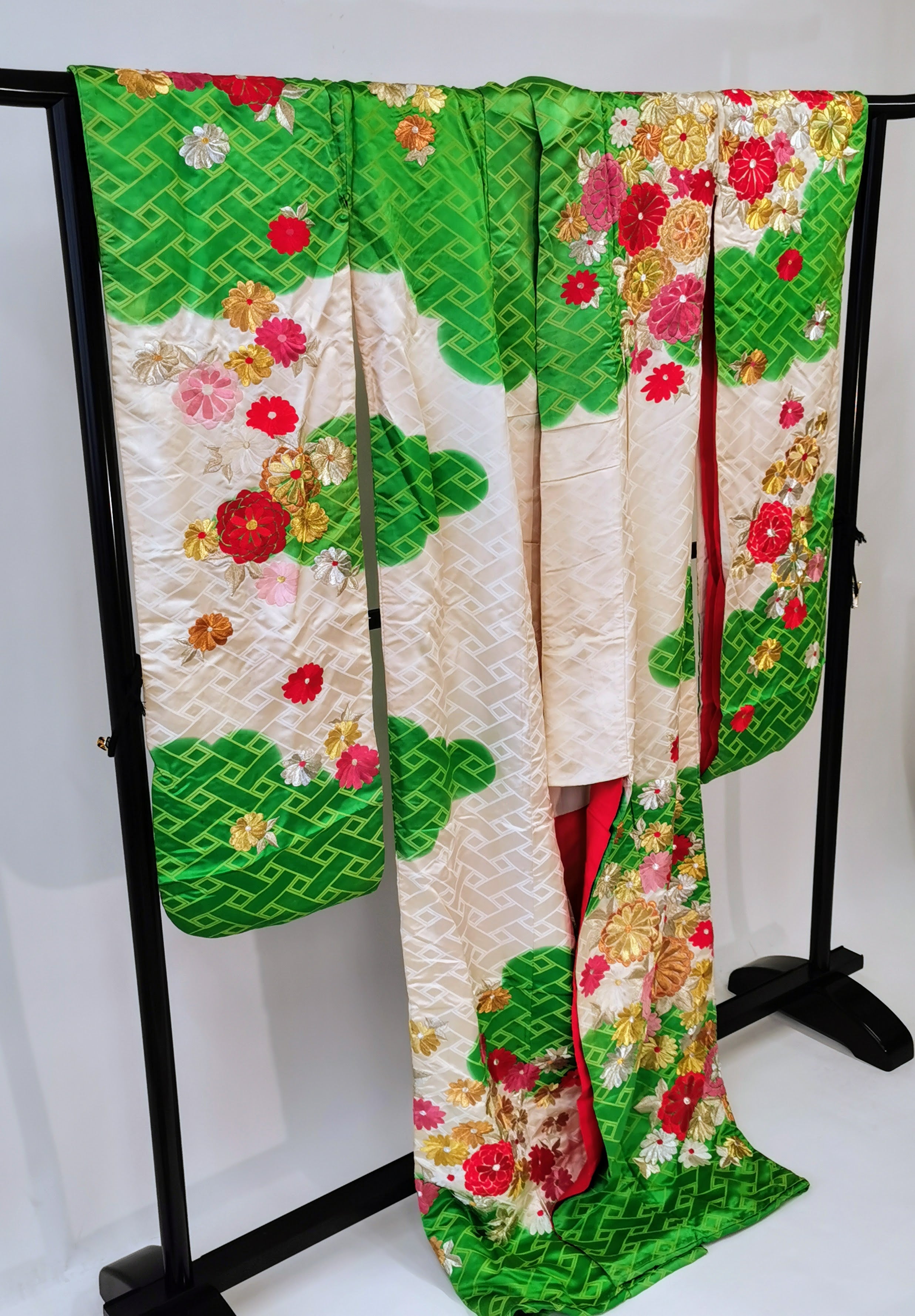 引き振袖 花嫁衣装 豪華 婚礼 結婚式 古着◆twff168