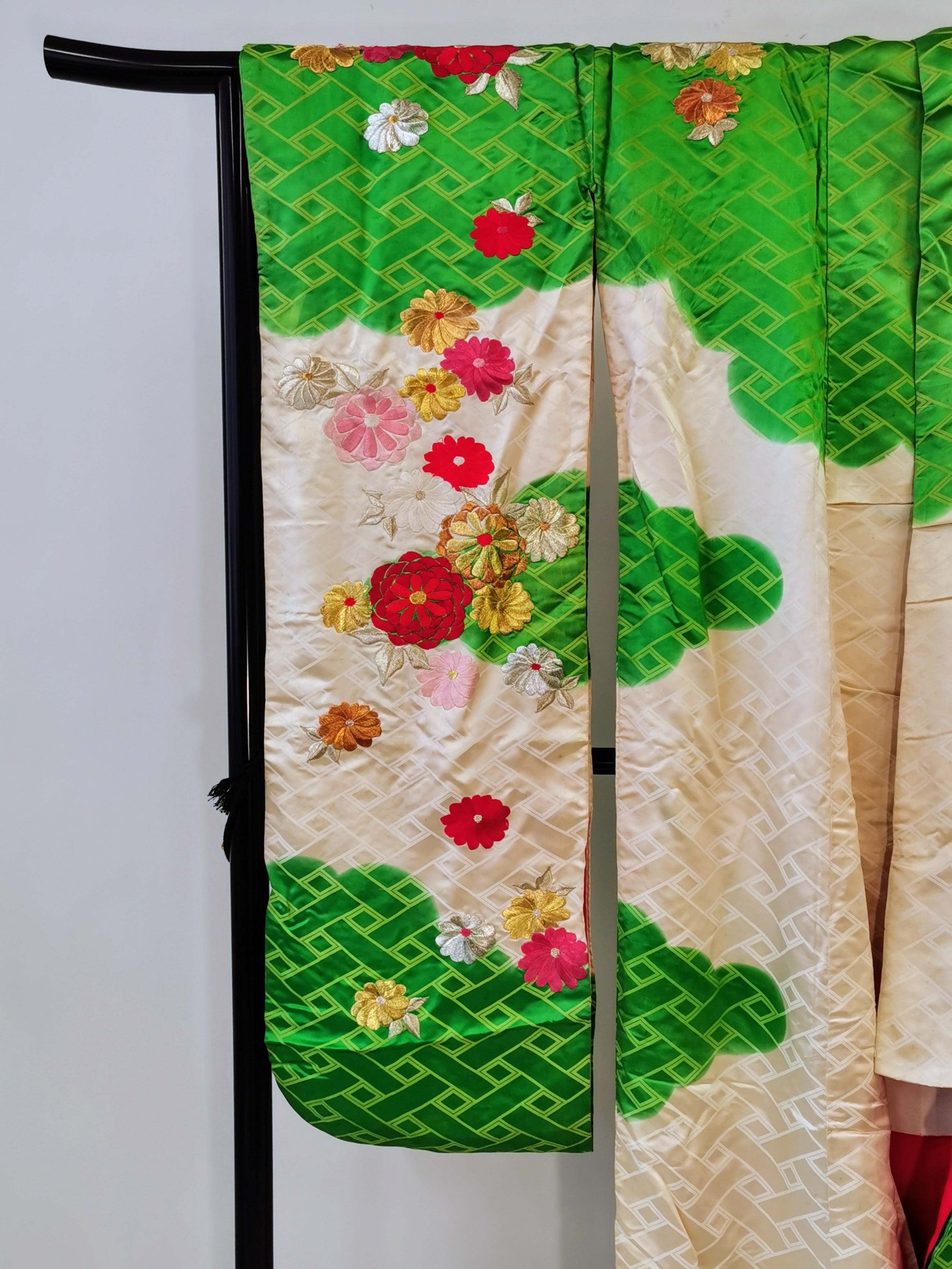 引き振袖 花嫁衣装 豪華 婚礼 結婚式 古着◆twff168