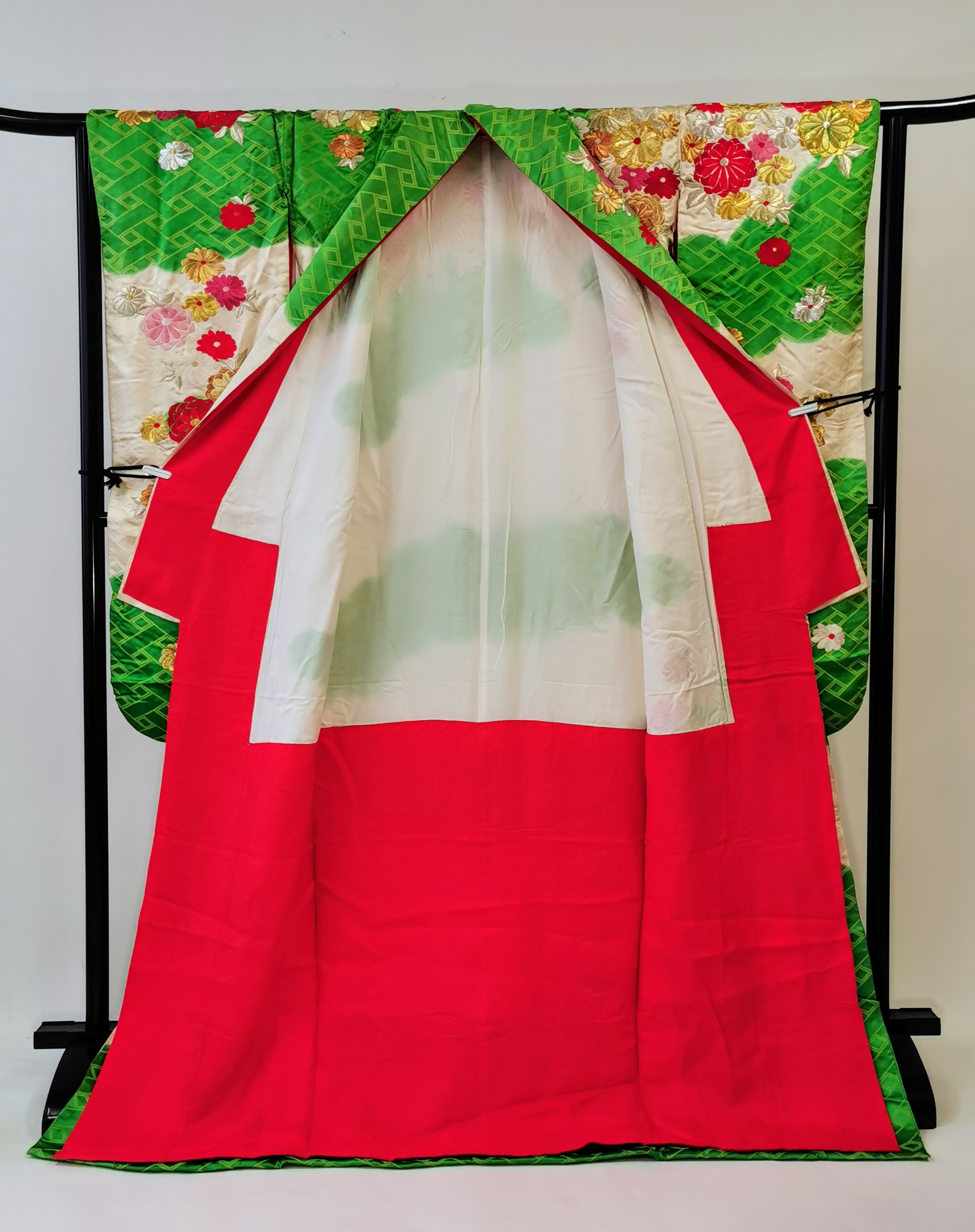 引き振袖 花嫁衣装 豪華 婚礼 結婚式 古着◆twff168