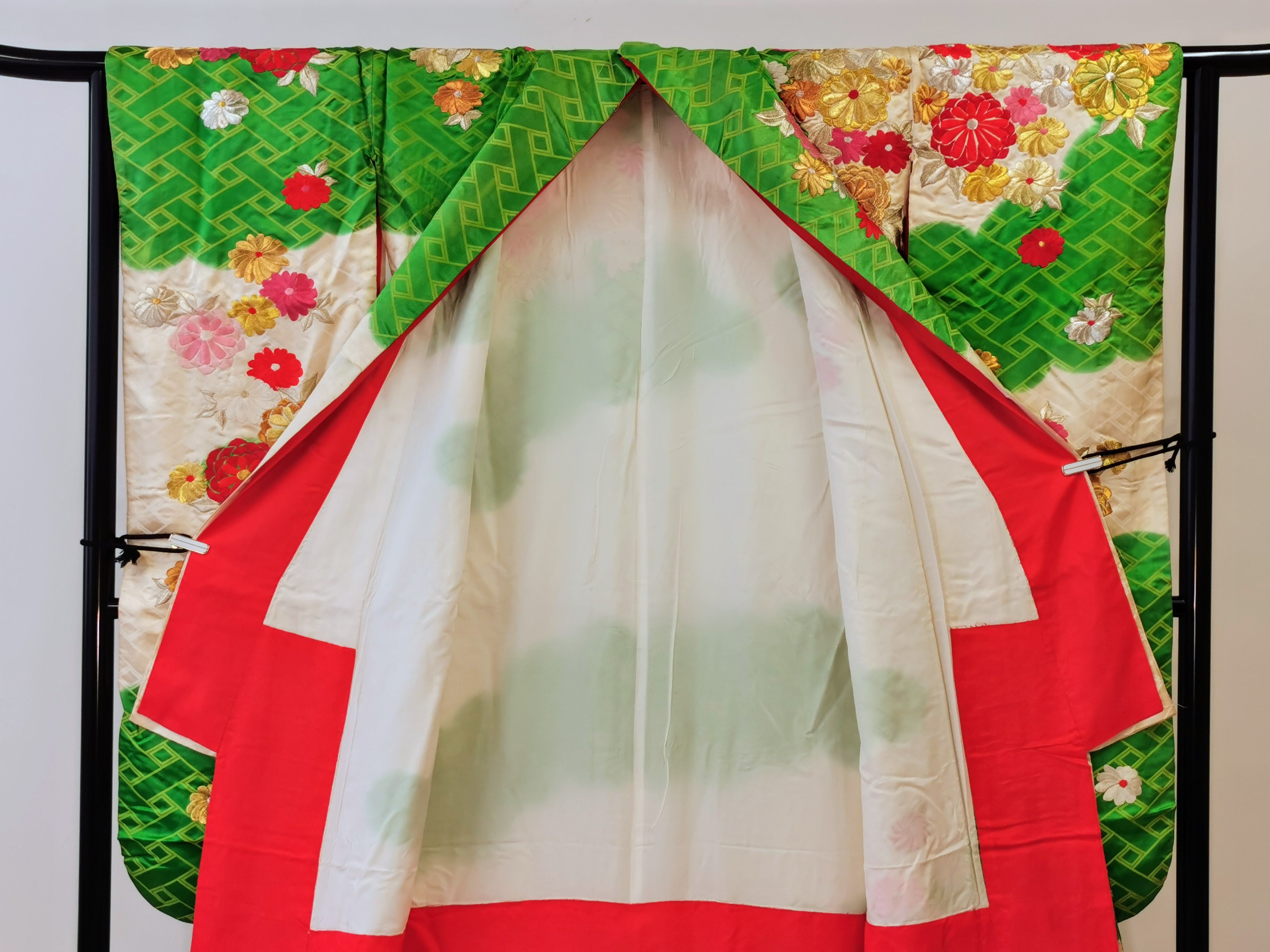 引き振袖 花嫁衣装 豪華 婚礼 結婚式 古着◆twff168