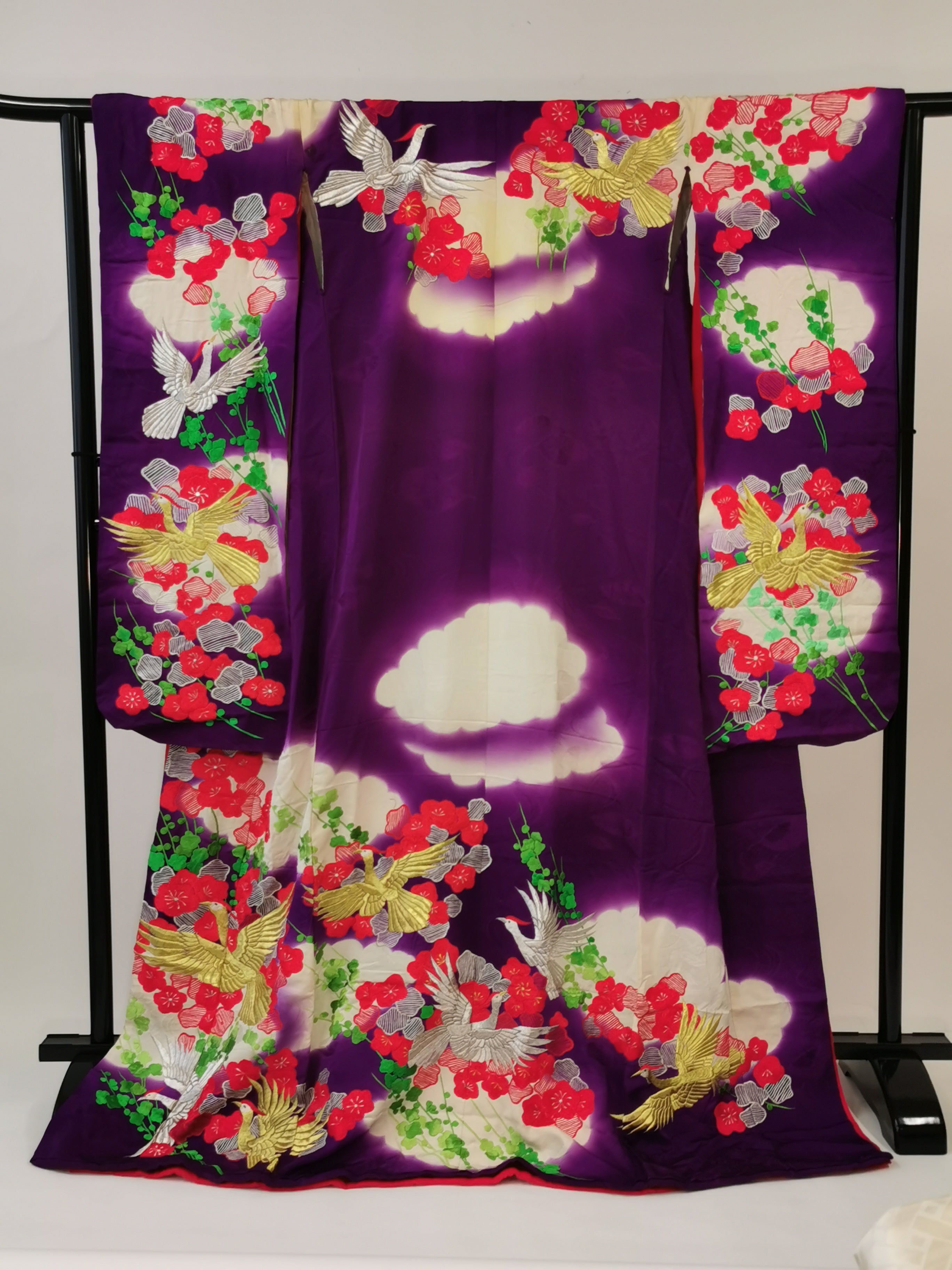 引き振袖 花嫁衣装 豪華 婚礼 結婚式 古着◆twff172