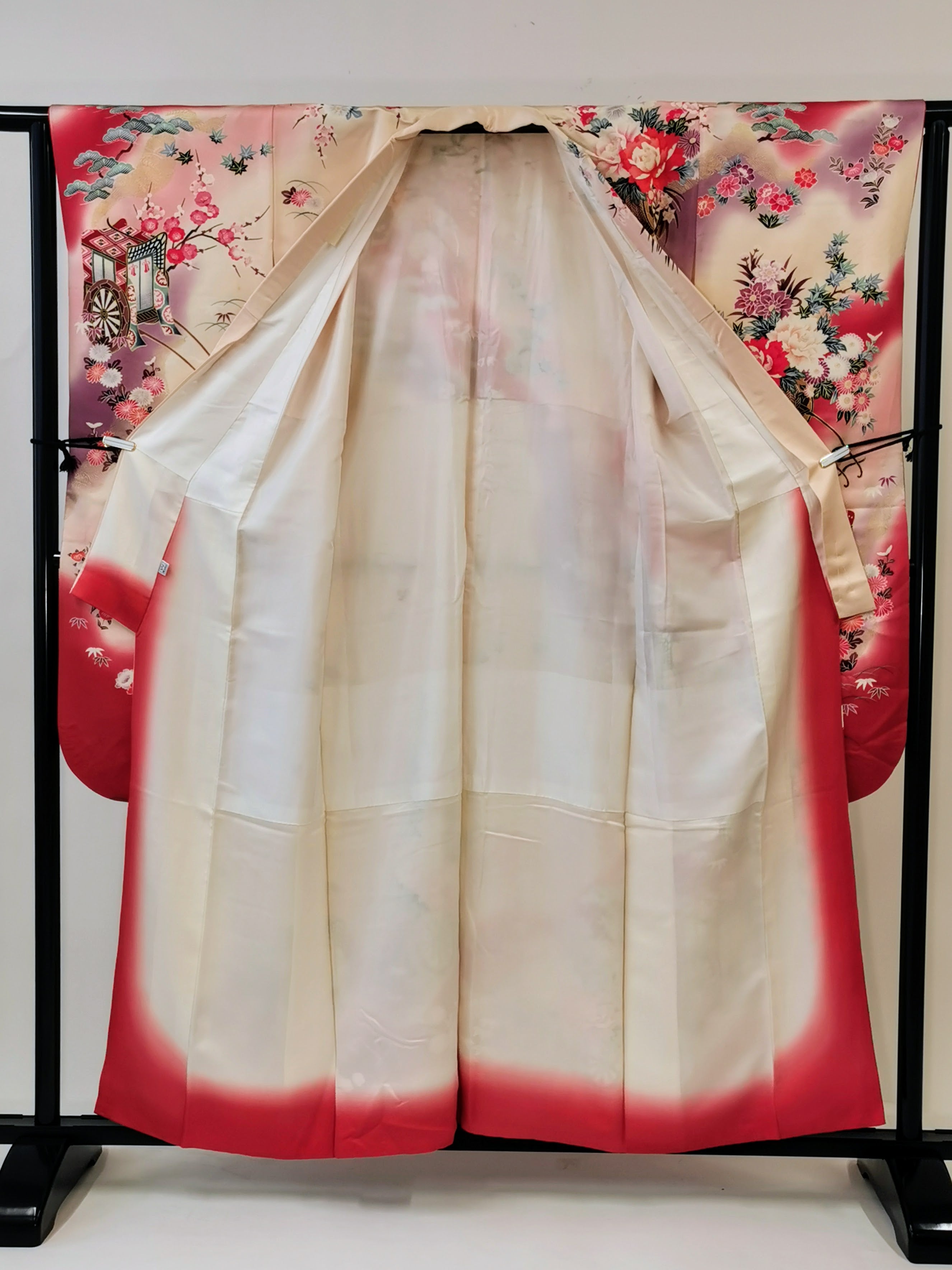 振袖 正絹 結婚式 卒業式 成人式 礼服 古着◆twkf174