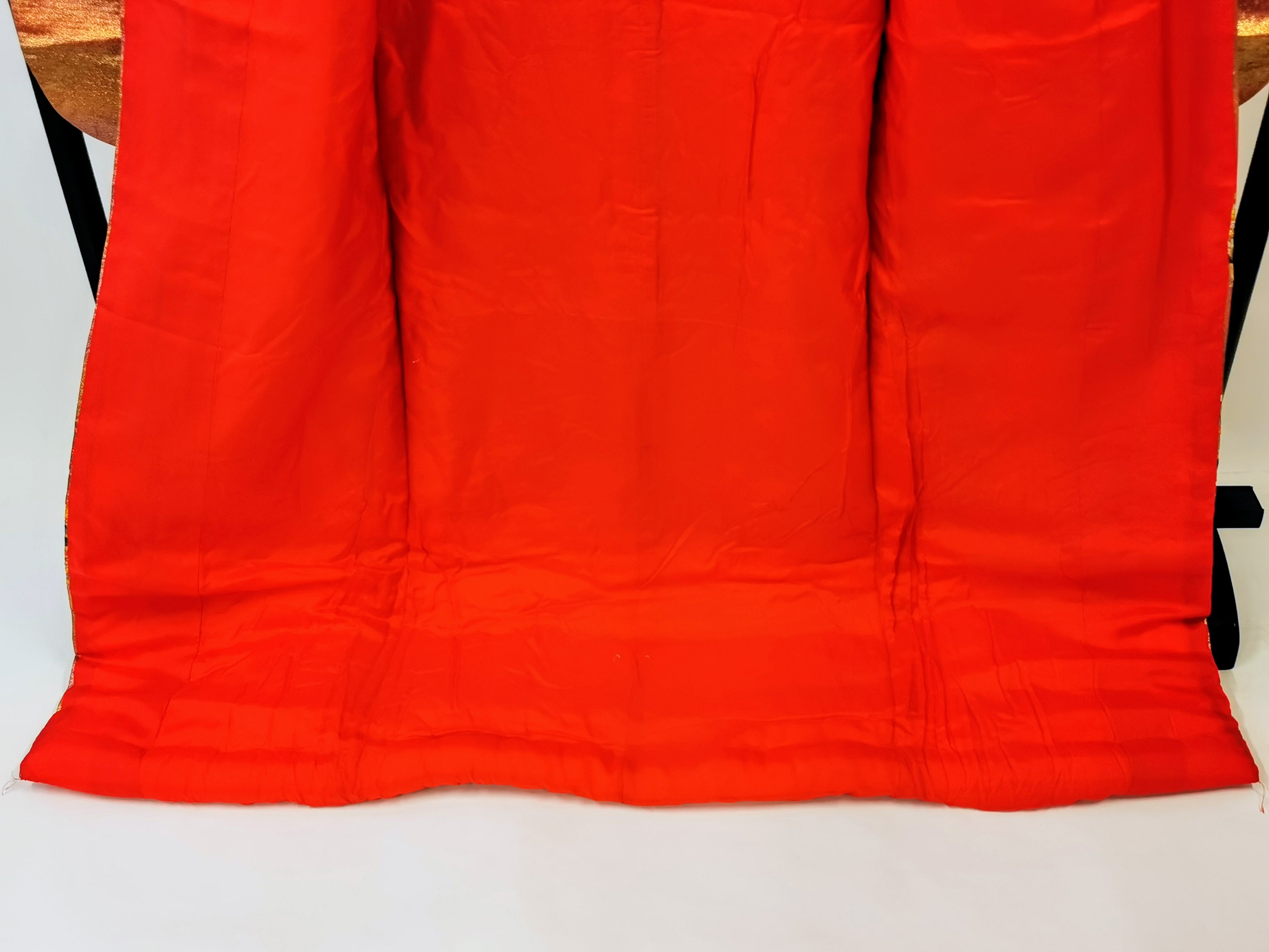 色打掛 花嫁衣装 豪華 逸品 金銀箔 刺繍 婚礼 結婚式 古着◆twu175