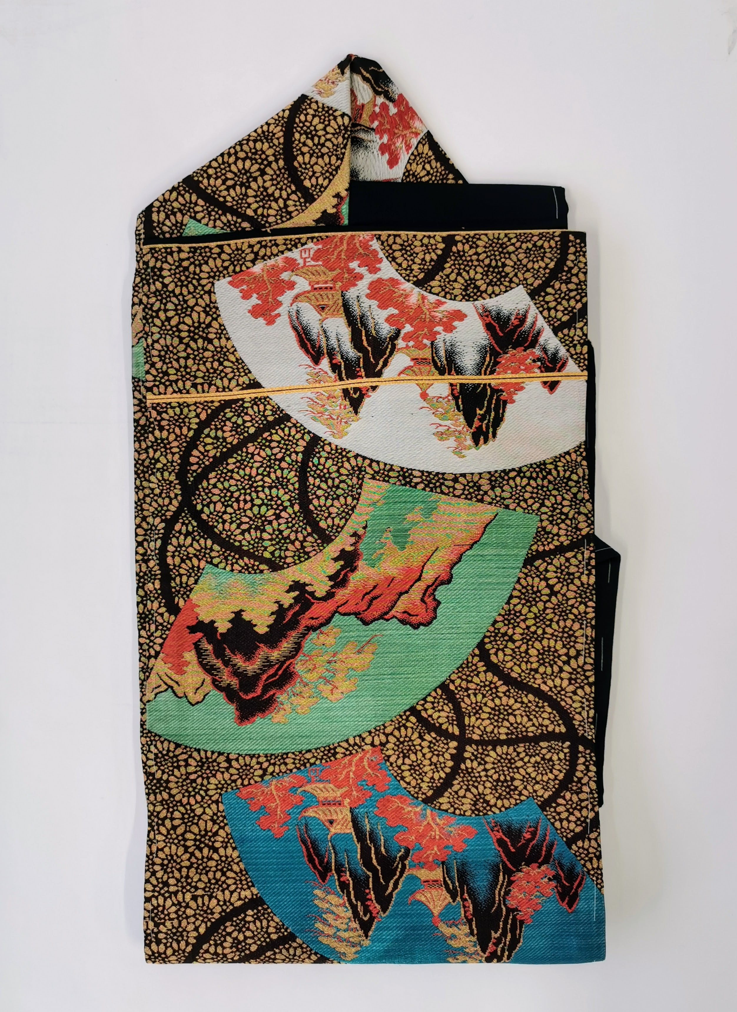 名古屋帯 5枚まとめ売り 女性 中古品 和装 和装小物 リメイク 古布リメイク ハギレ 帯 和柄 和装帯◆ton183