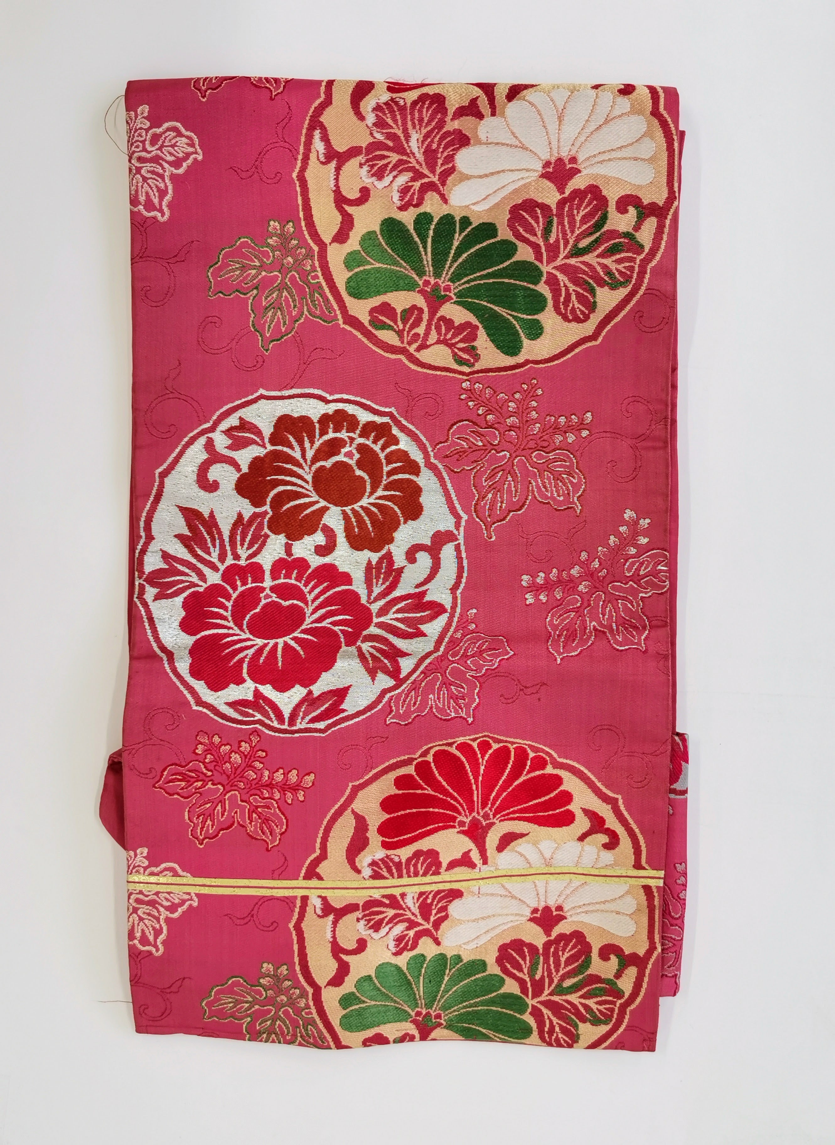 名古屋帯 5枚まとめ売り 女性 中古品 和装 和装小物 リメイク 古布リメイク ハギレ 帯 和柄 和装帯◆ton183