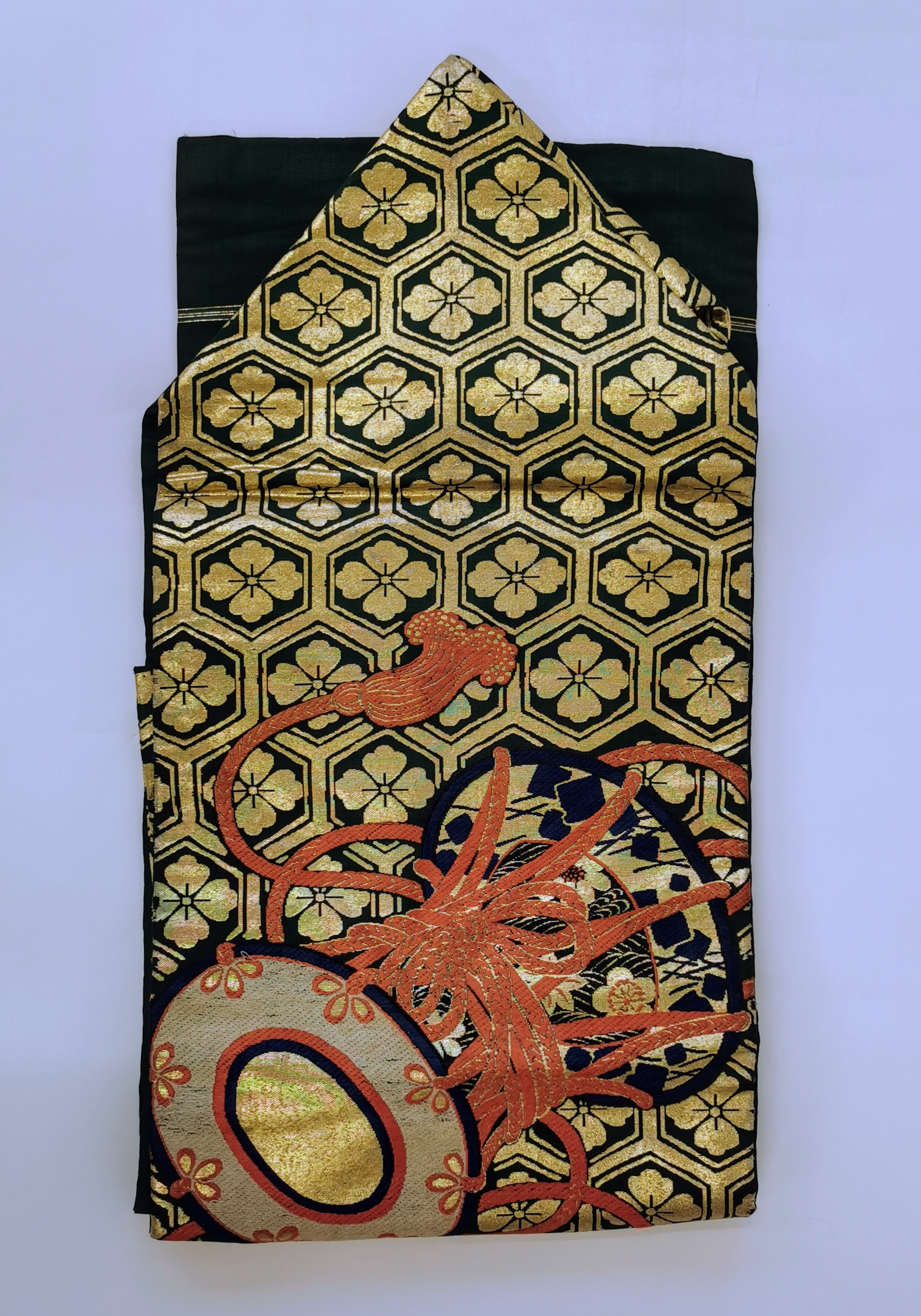 名古屋帯 5枚まとめ 女性 中古品 和装 和装小物 リメイク 古布リメイク ハギレ 帯 和柄 和装帯◆KJO184