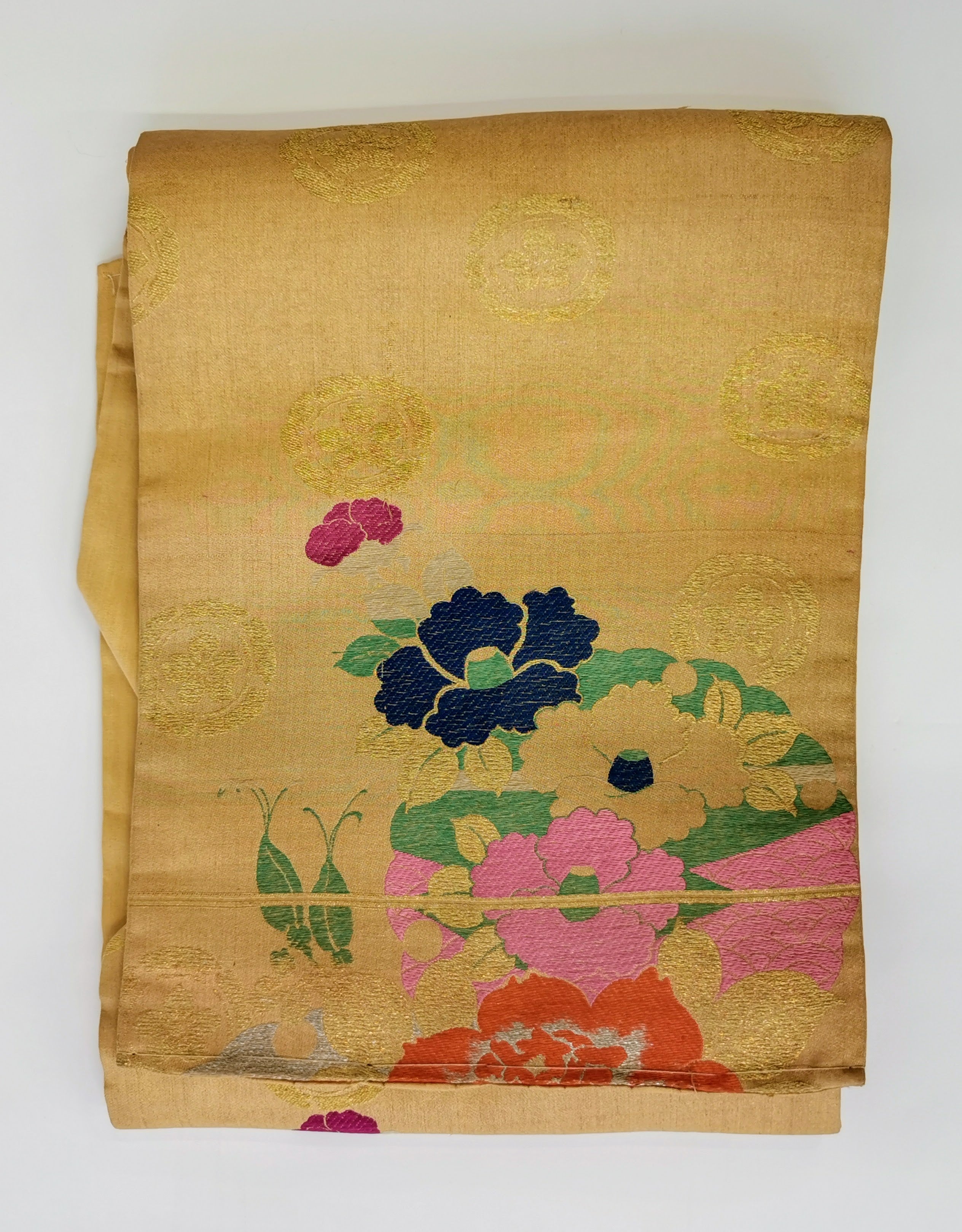 名古屋帯 5枚まとめ 女性 中古品 和装 和装小物 リメイク 古布リメイク ハギレ 帯 和柄 和装帯◆KJO185