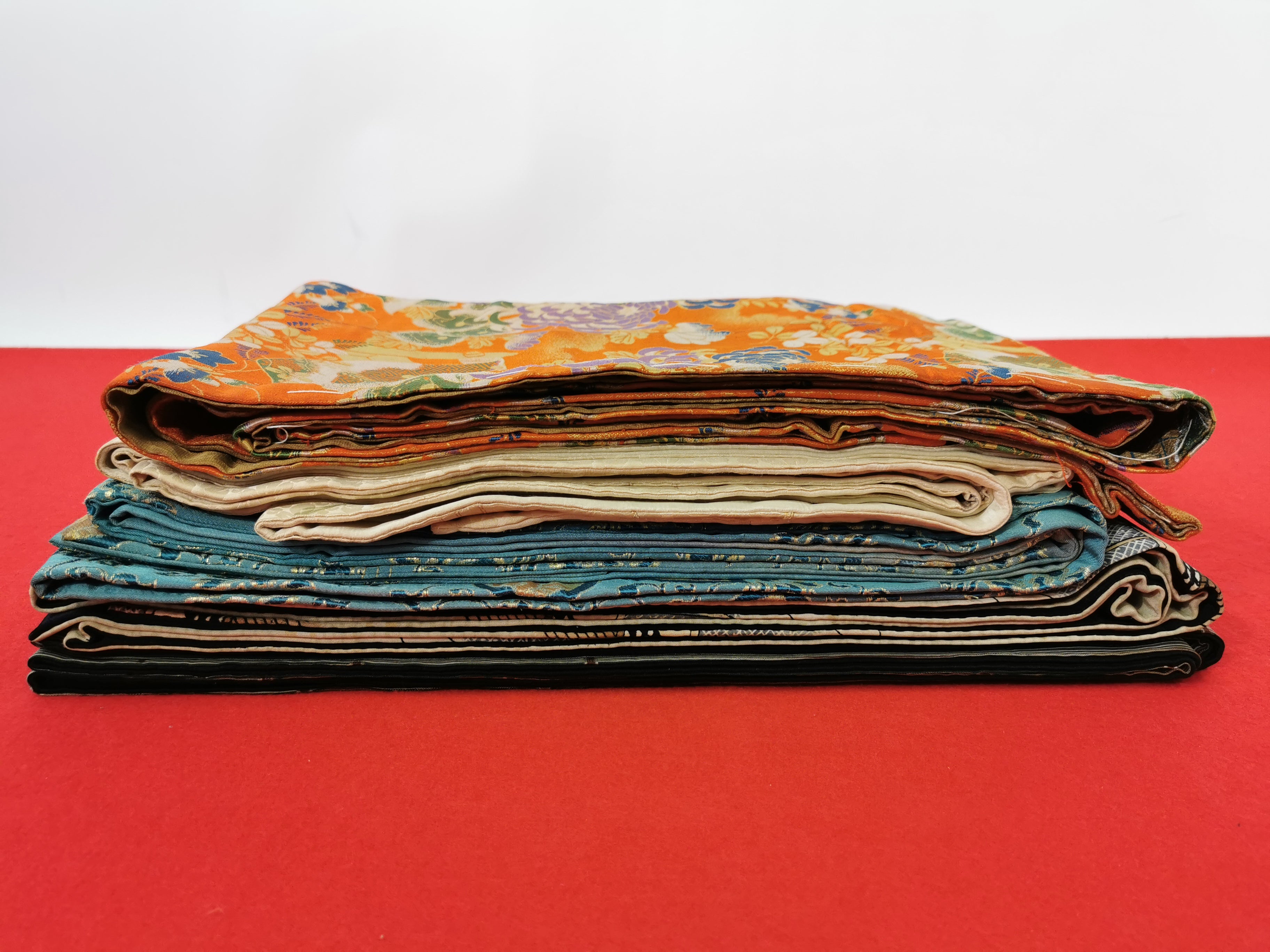 袋帯 5枚まとめ売り 中古品 和装 和装小物 リメイク 古布リメイク ハギレ 帯 和柄 和装帯◆tof190