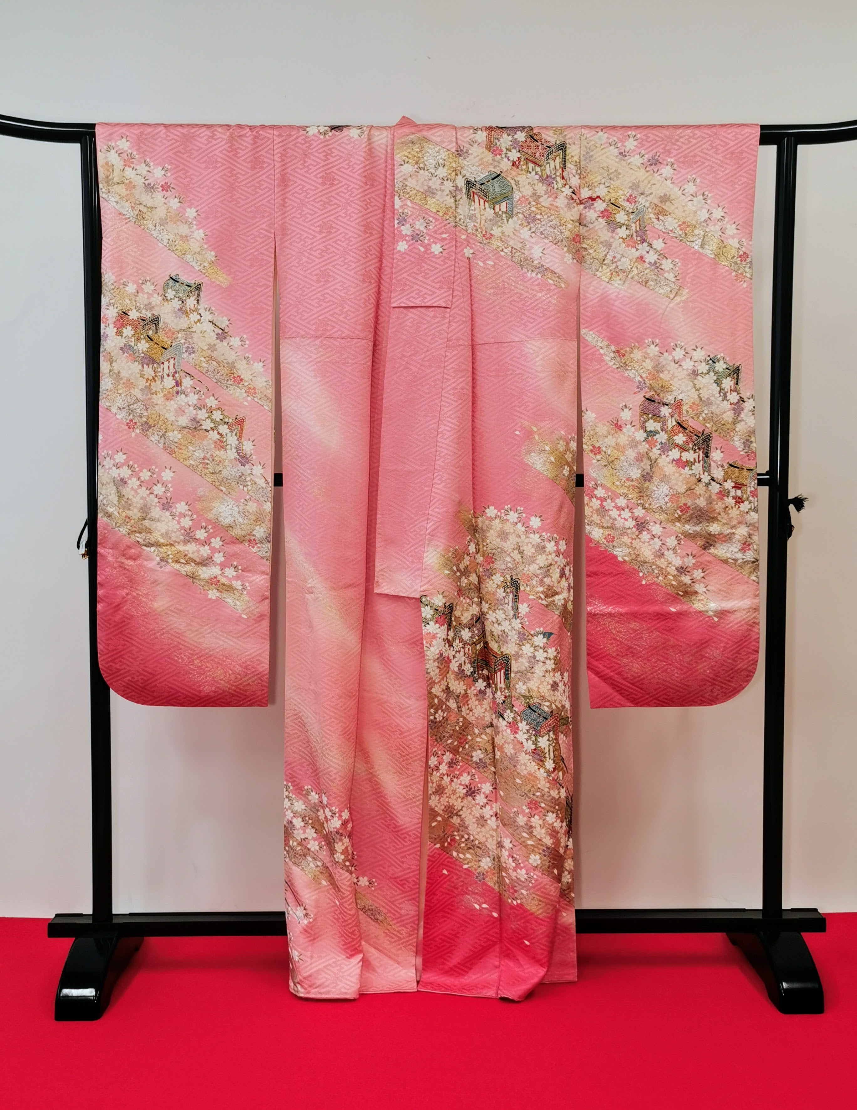 振袖 正絹 古着 結婚式 卒業式 成人式◆twf242