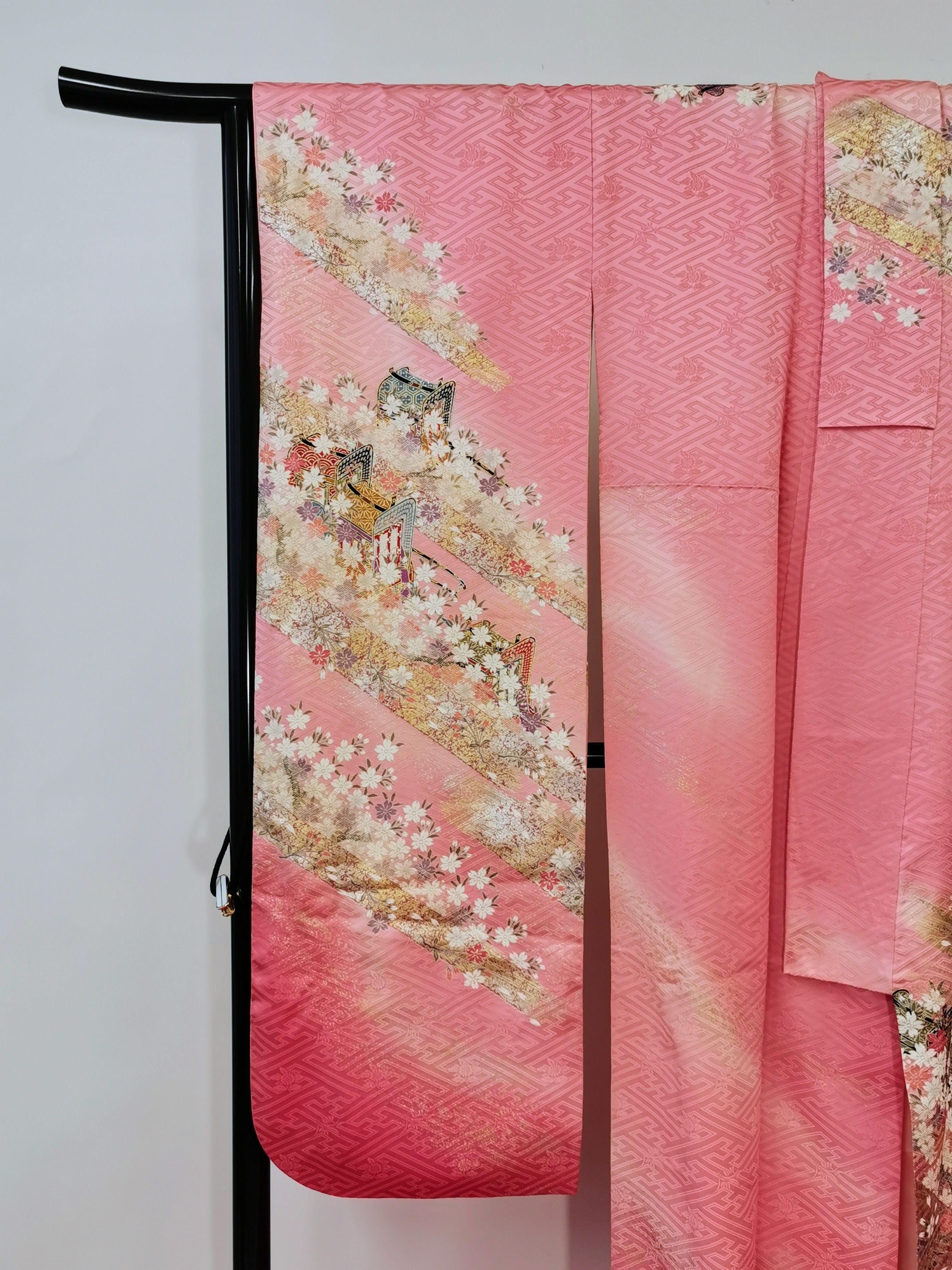 振袖 正絹 古着 結婚式 卒業式 成人式◆twf242