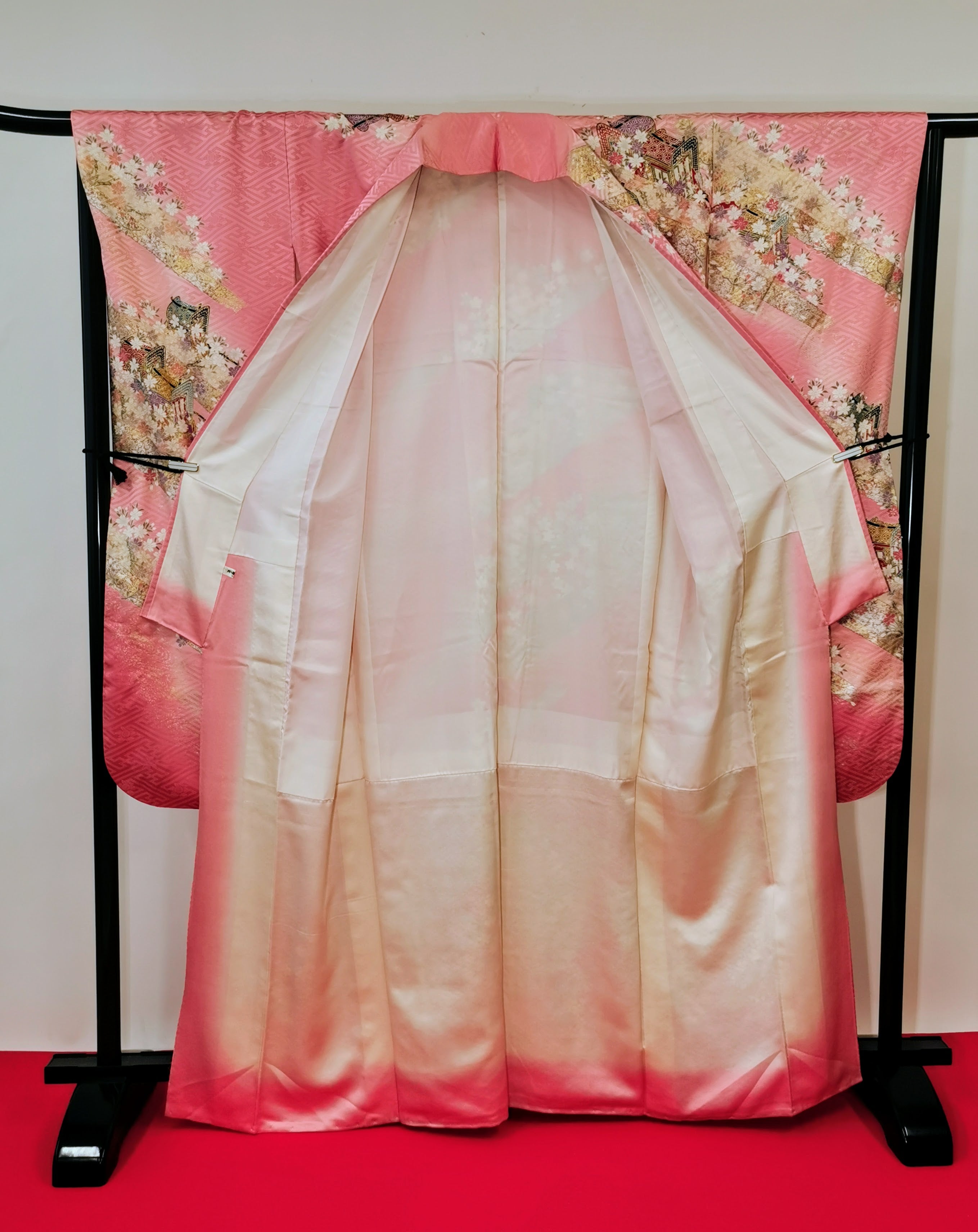 振袖 正絹 古着 結婚式 卒業式 成人式◆twf242