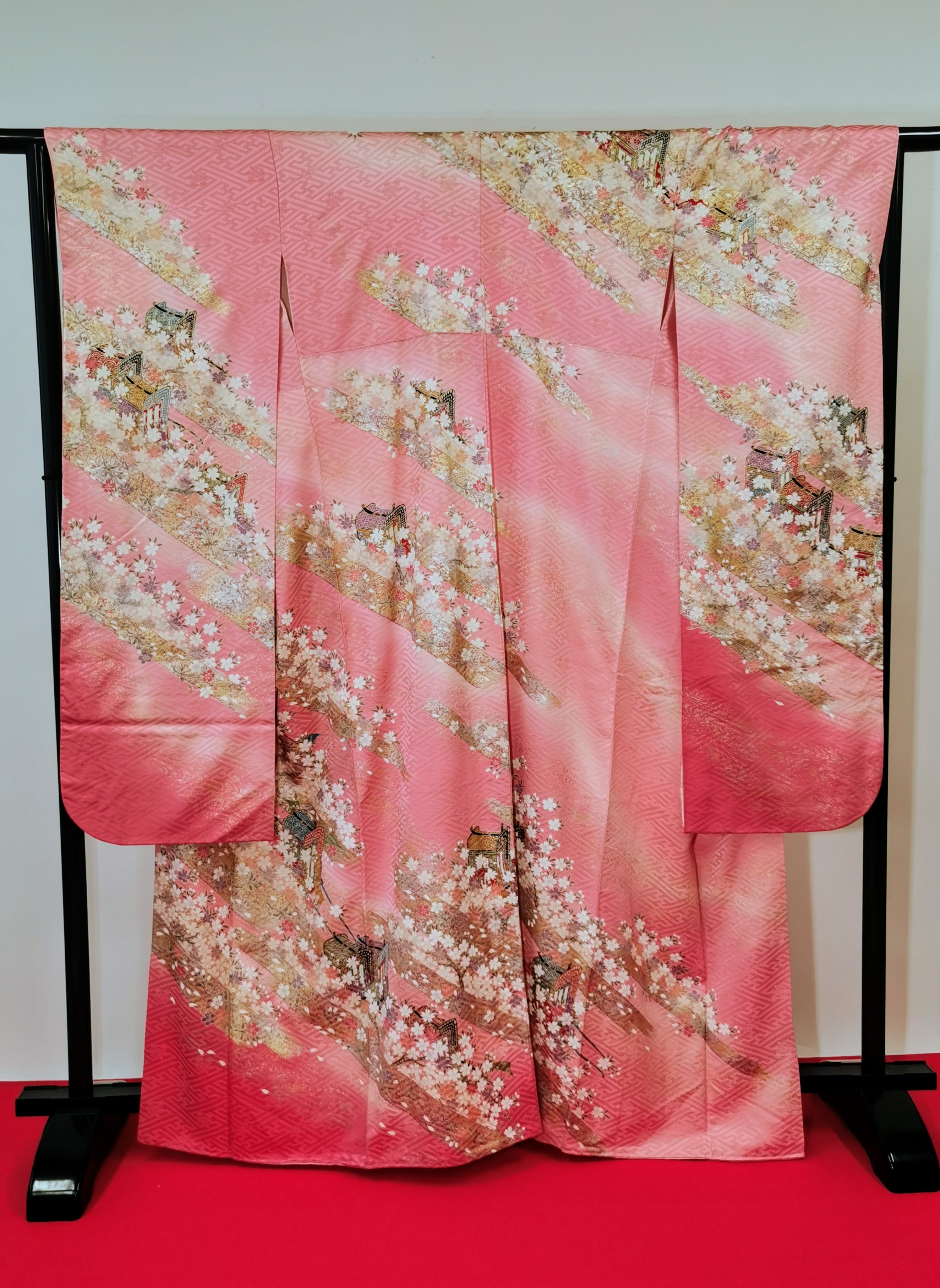 振袖 正絹 古着 結婚式 卒業式 成人式◆twf242