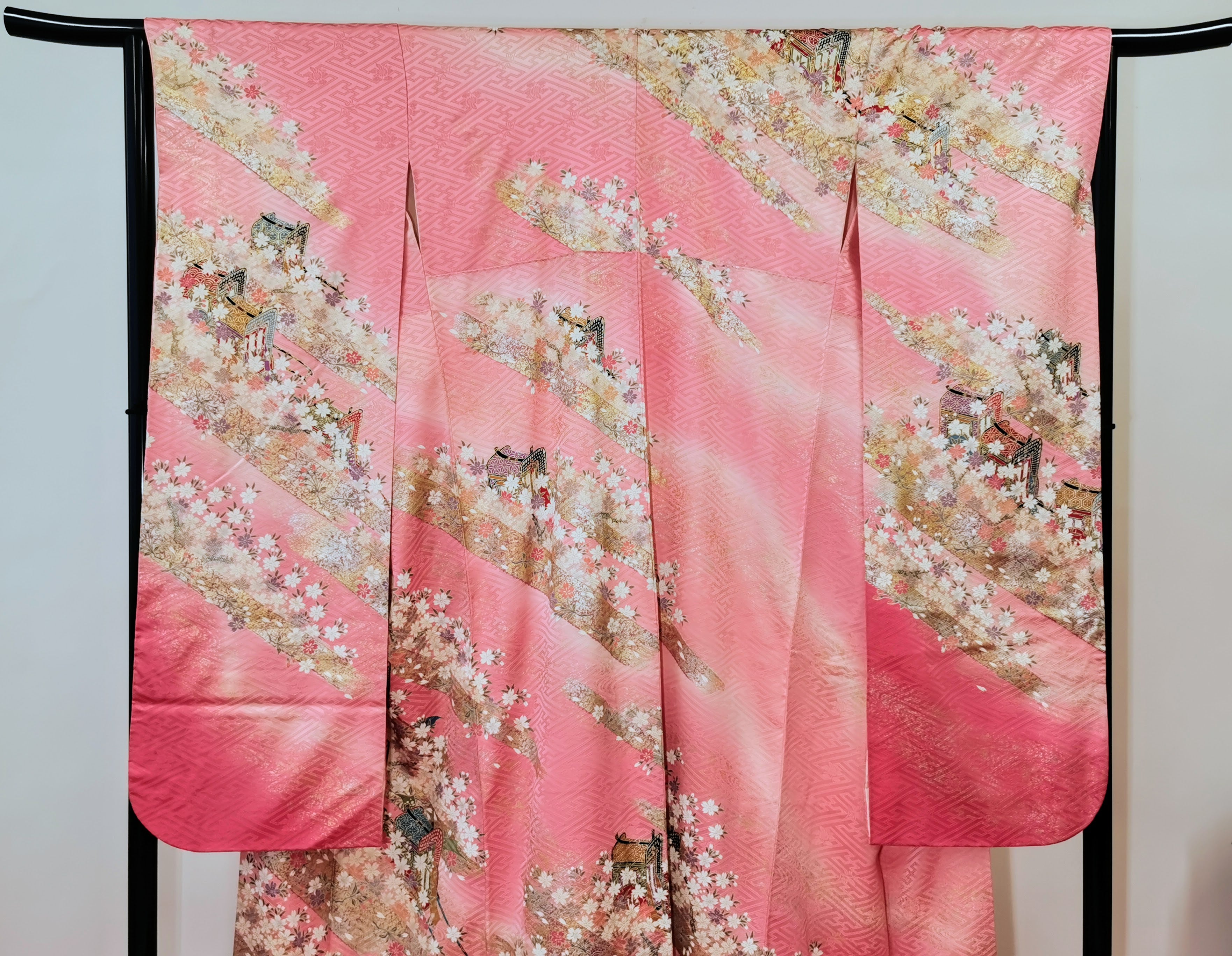 振袖 正絹 古着 結婚式 卒業式 成人式◆twf242