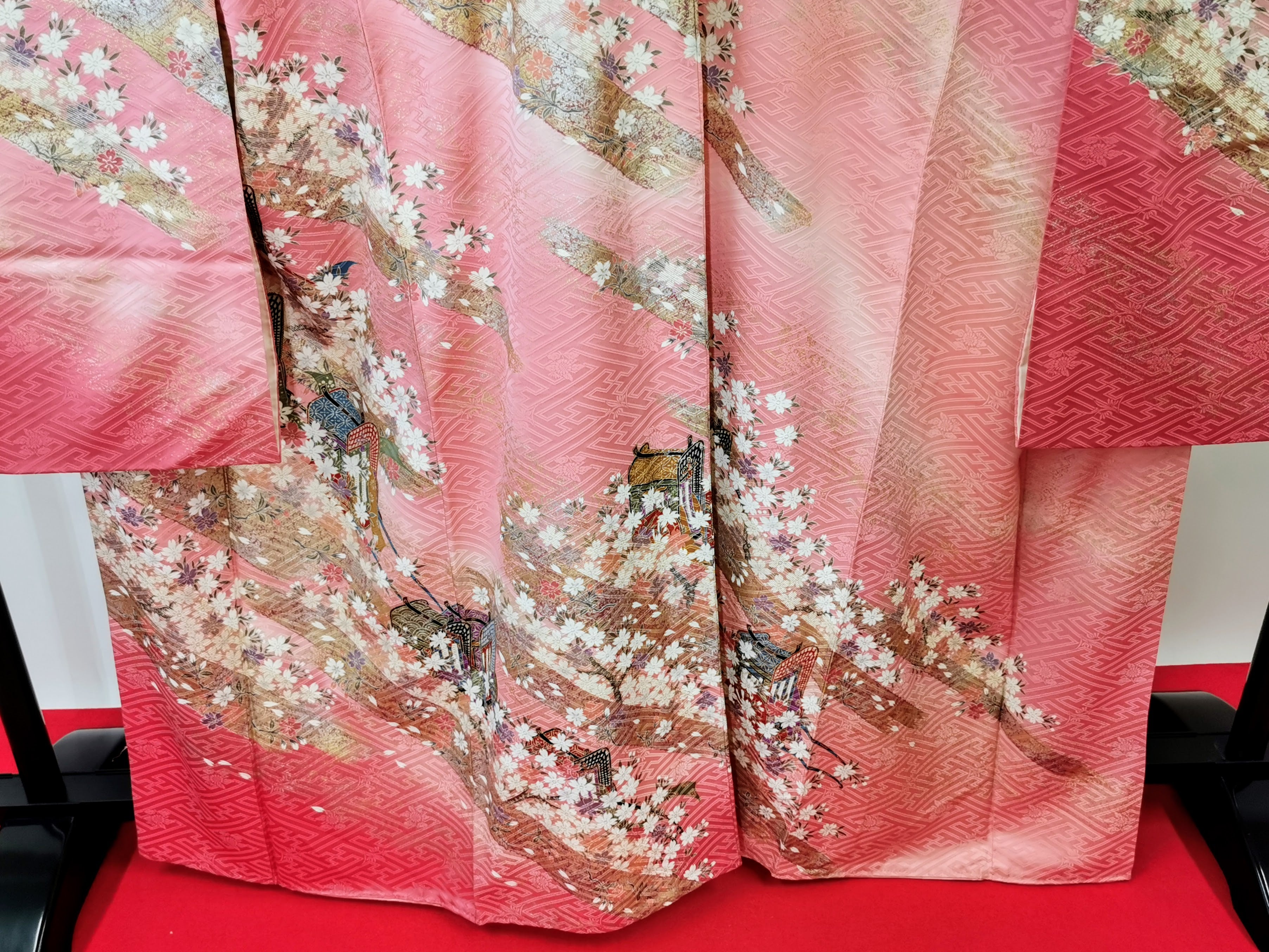 振袖 正絹 古着 結婚式 卒業式 成人式◆twf242