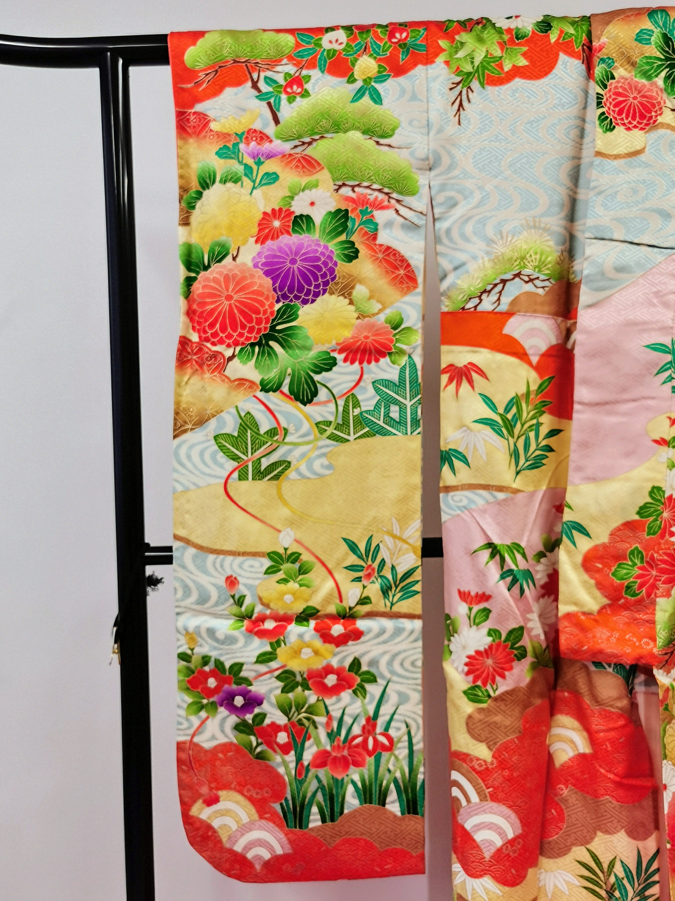 振袖 正絹 古着 結婚式 卒業式 成人式◆twf243