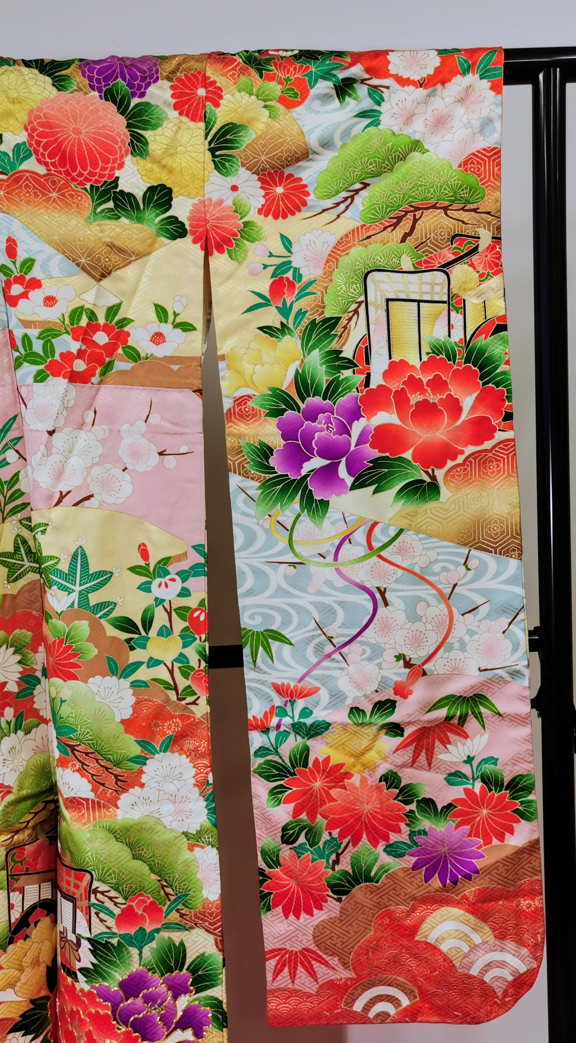 振袖 正絹 古着 結婚式 卒業式 成人式◆twf243