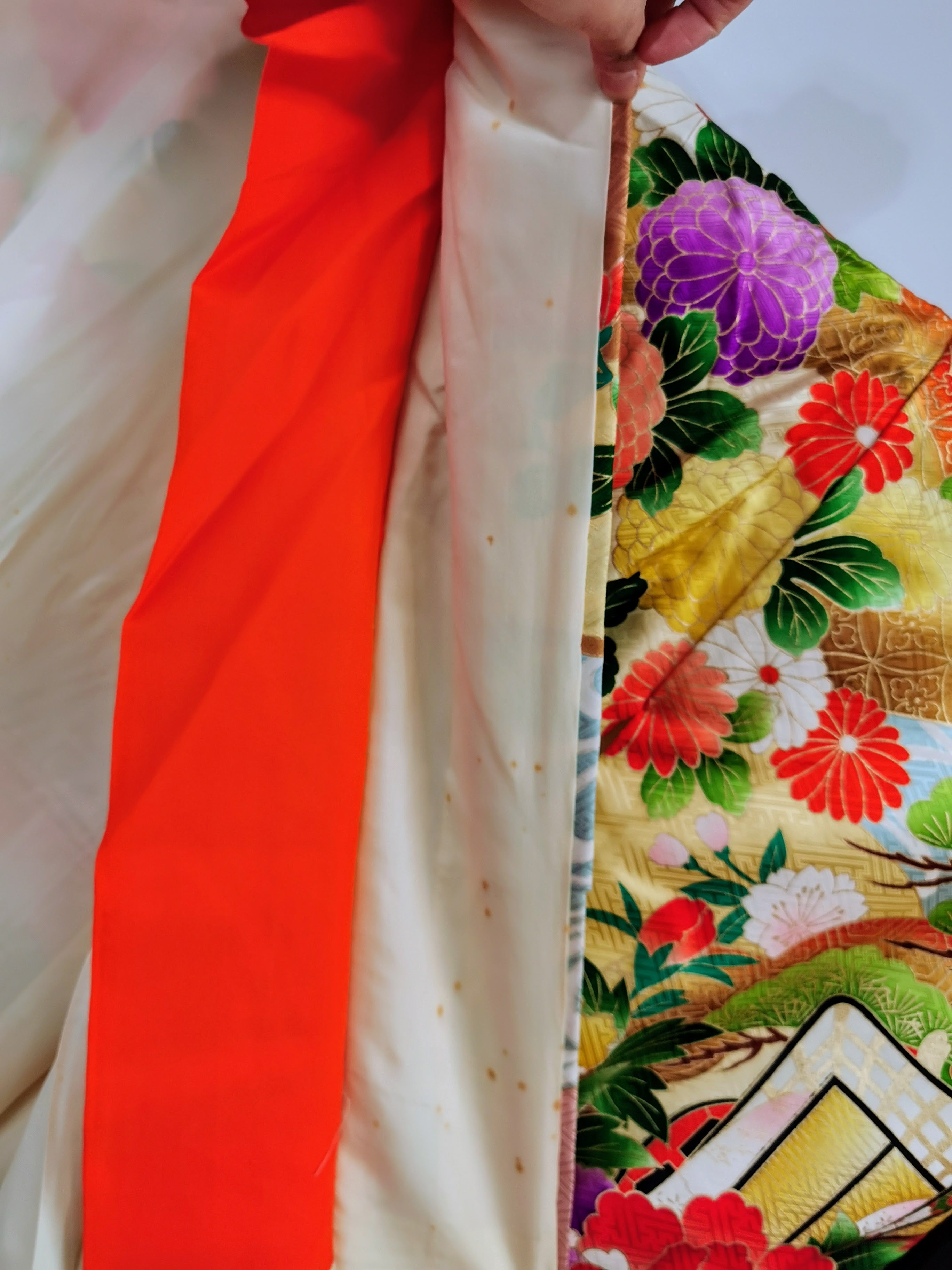 振袖 正絹 古着 結婚式 卒業式 成人式◆twf243