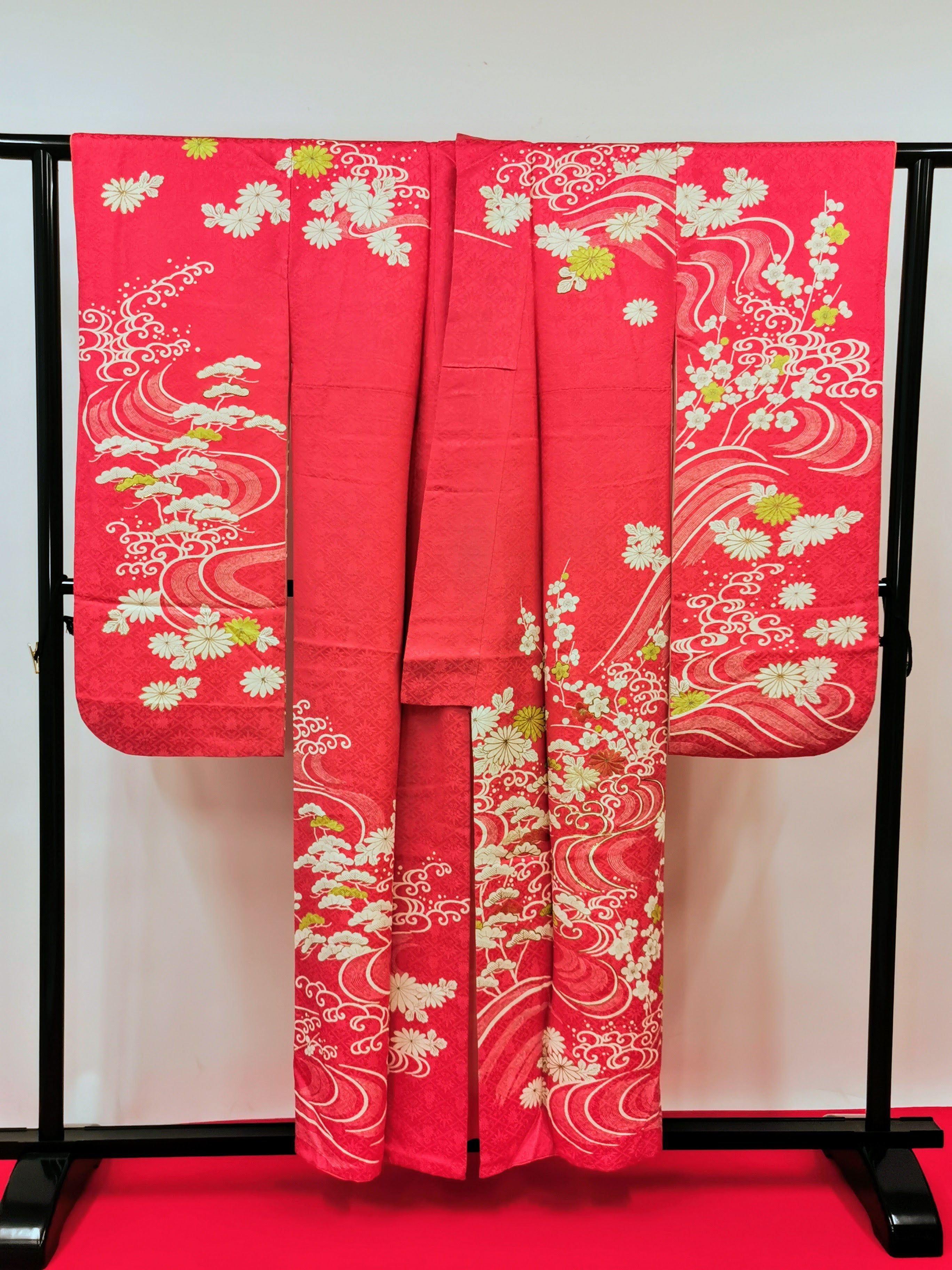 振袖 正絹 古着 結婚式 卒業式 成人式◆twf245