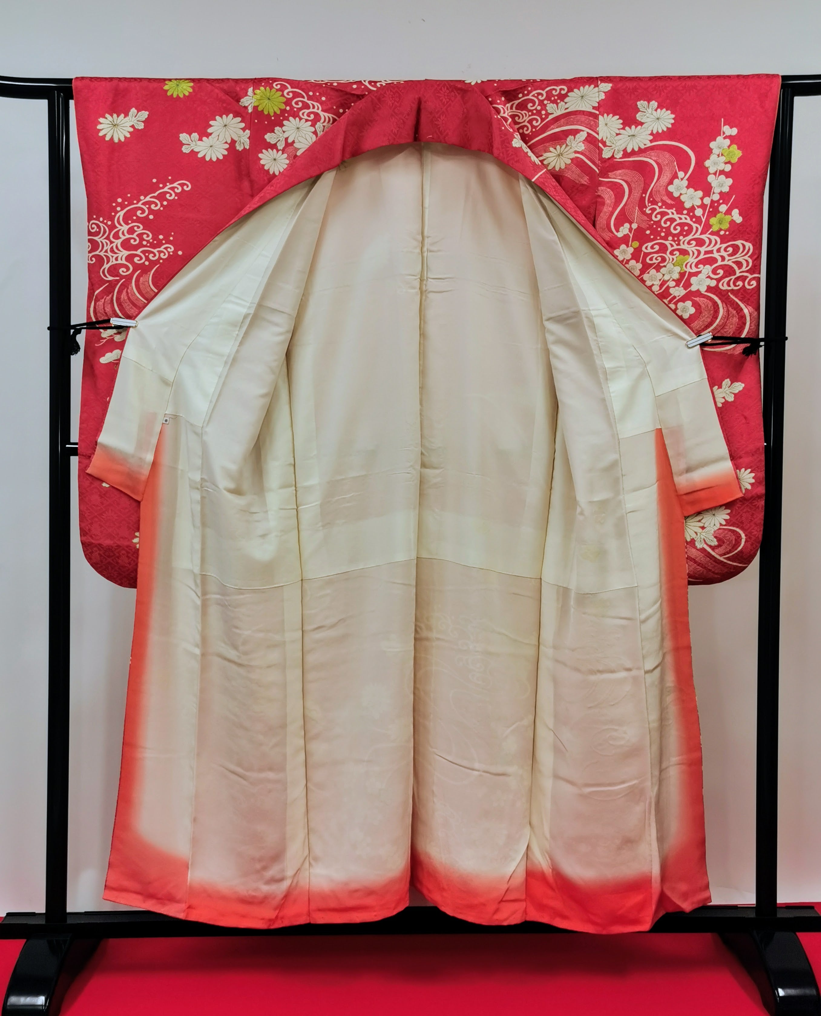 振袖 正絹 古着 結婚式 卒業式 成人式◆twf245