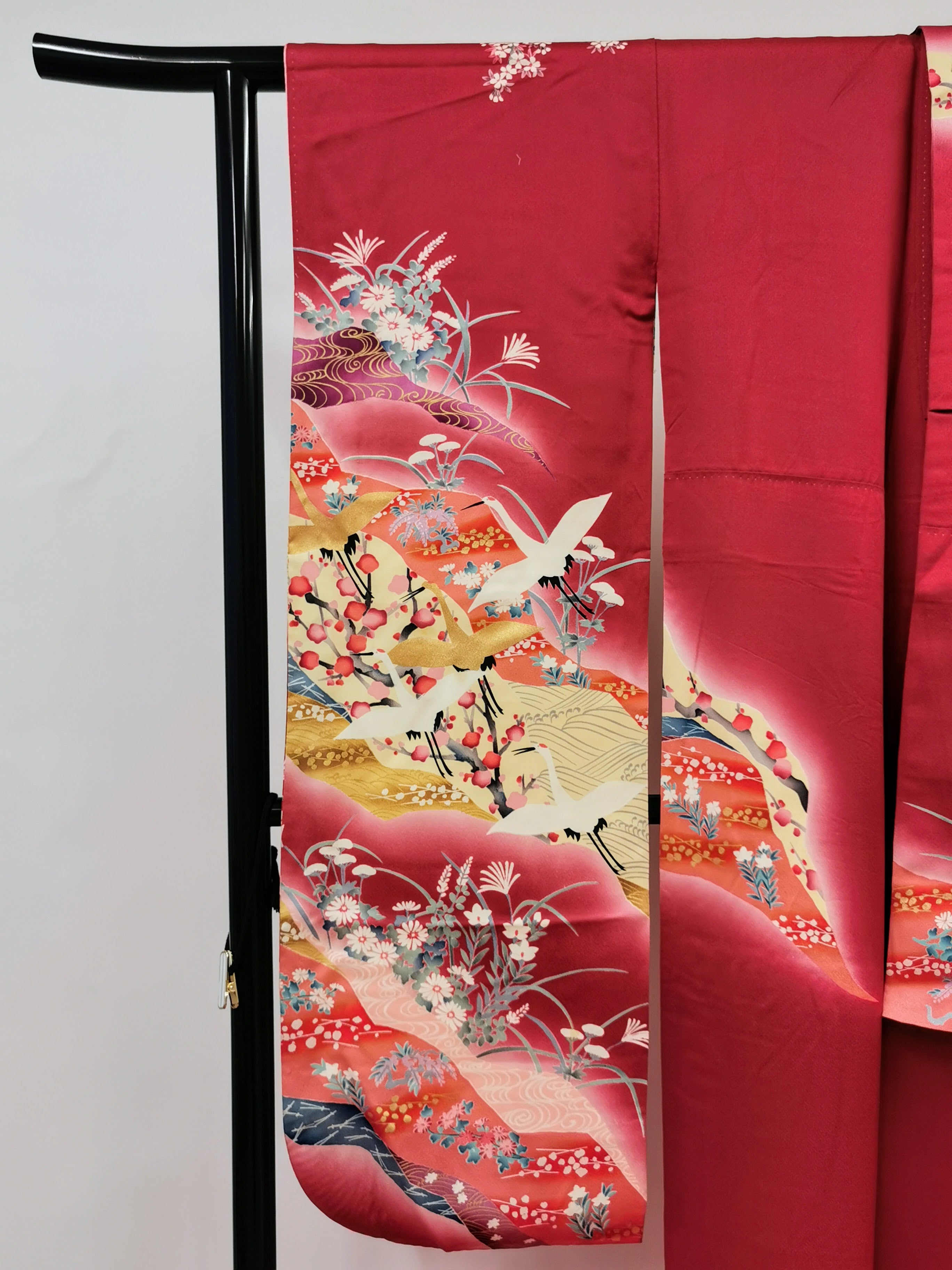 振袖 正絹 古着 結婚式 卒業式 成人式◆twf246