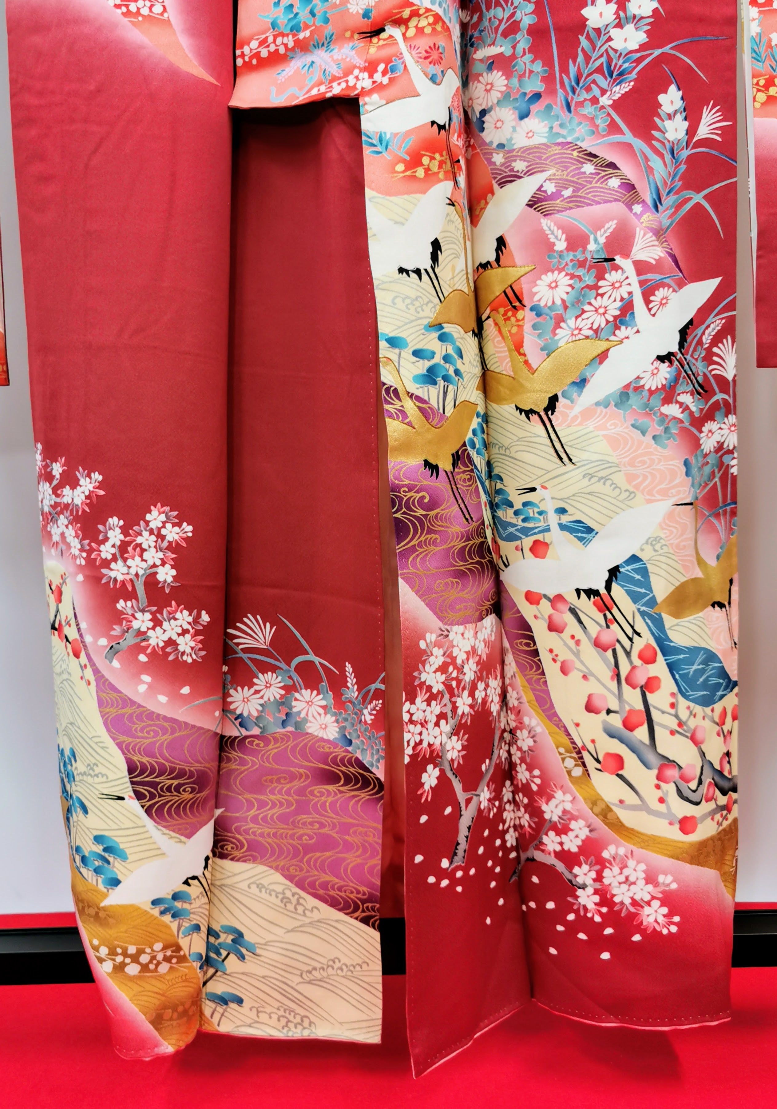 振袖 正絹 古着 結婚式 卒業式 成人式◆twf246