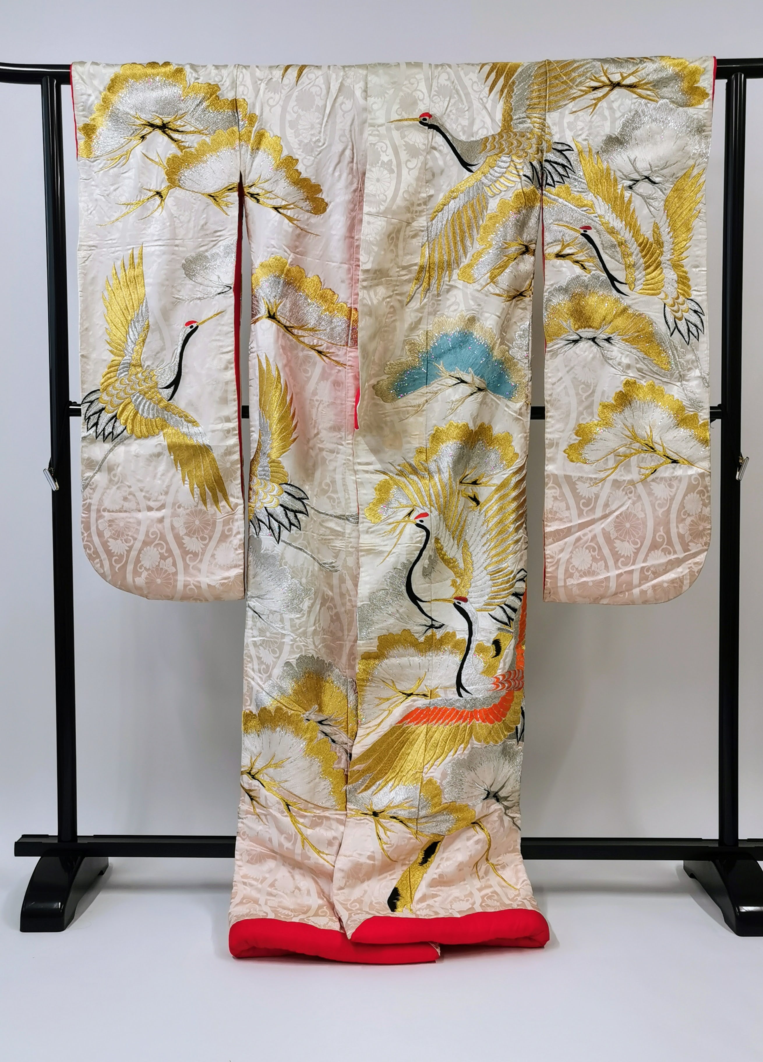 打掛 花嫁衣装 豪華 金銀箔 婚礼 結婚式 古着◆twu338