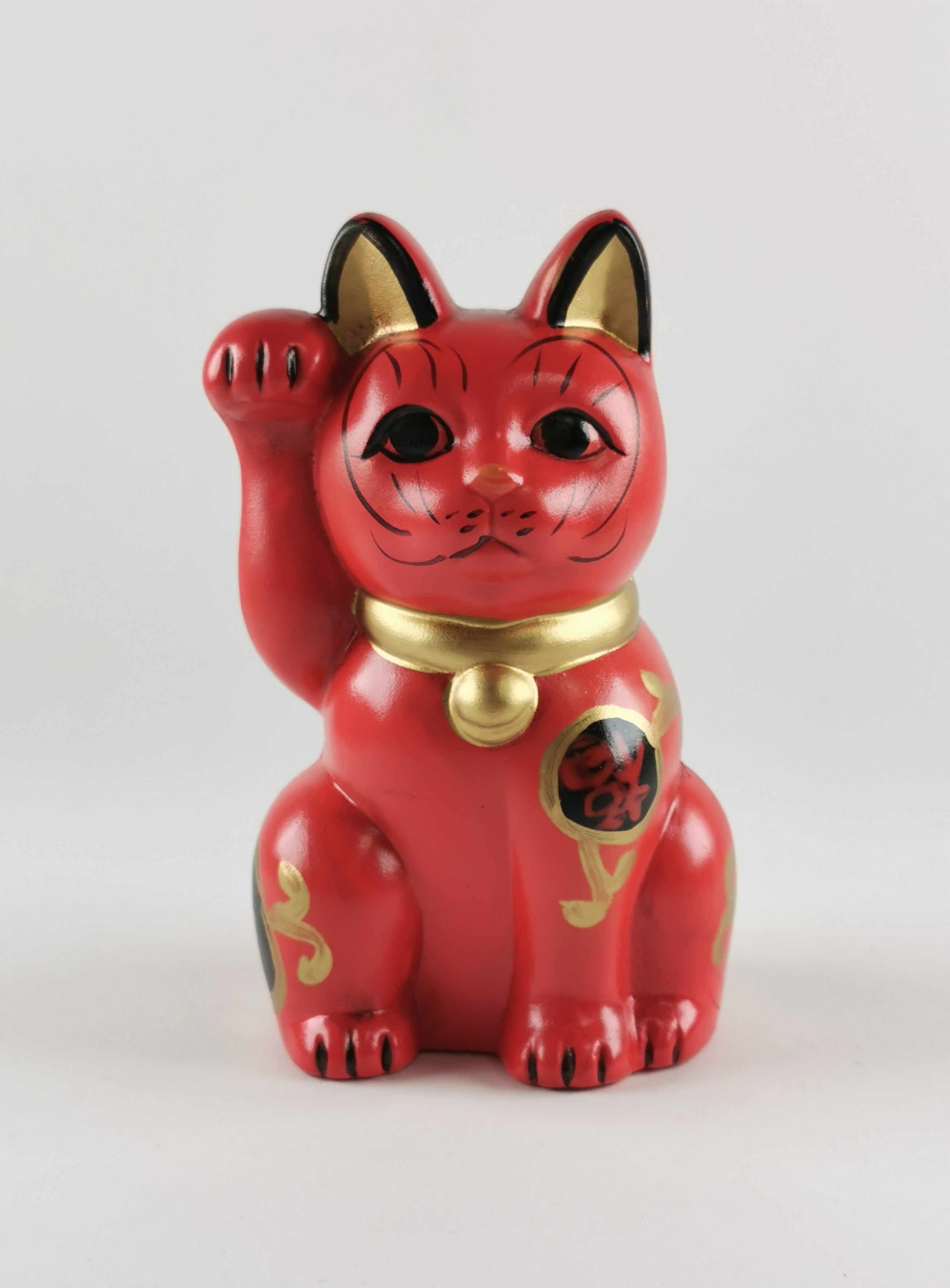 招き猫=^_^=招福 縁起物 厄除け 置物◆tkm341