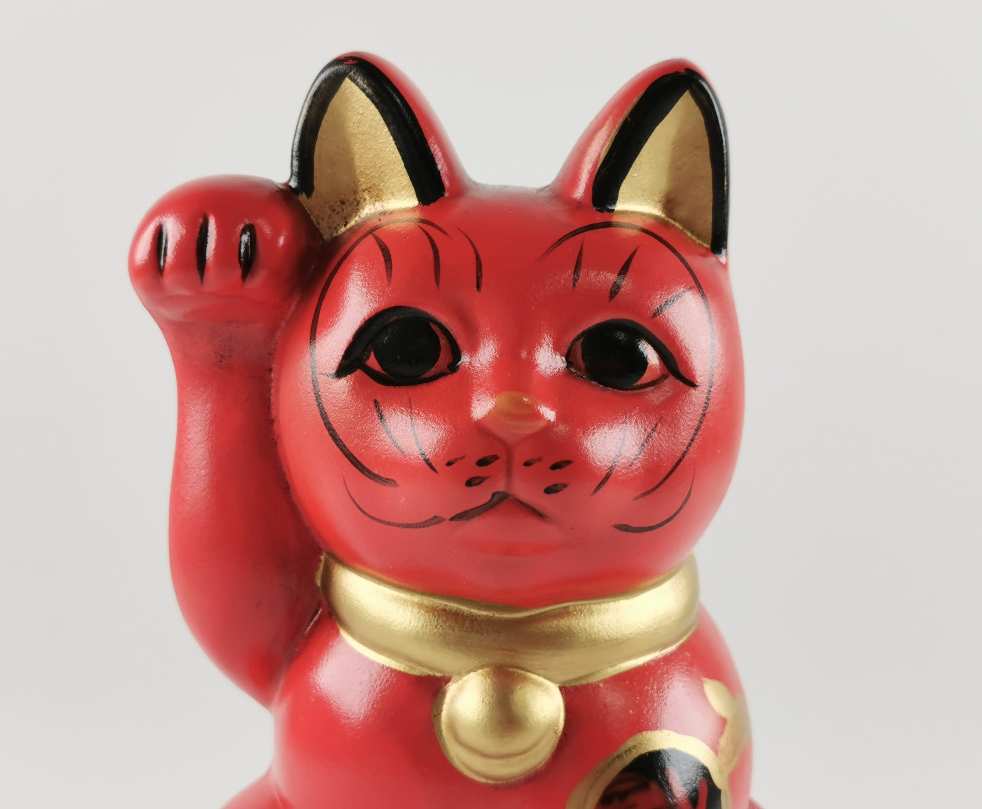 招き猫=^_^=招福 縁起物 厄除け 置物◆tkm341