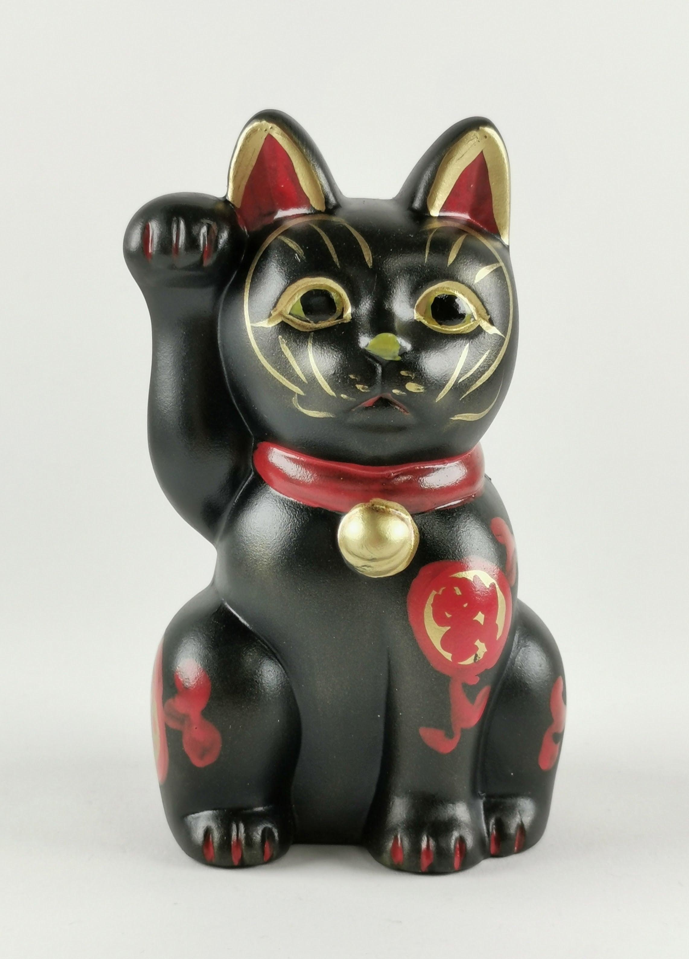 招き猫=^_^=招福 縁起物 厄除け 置物◆tkm342