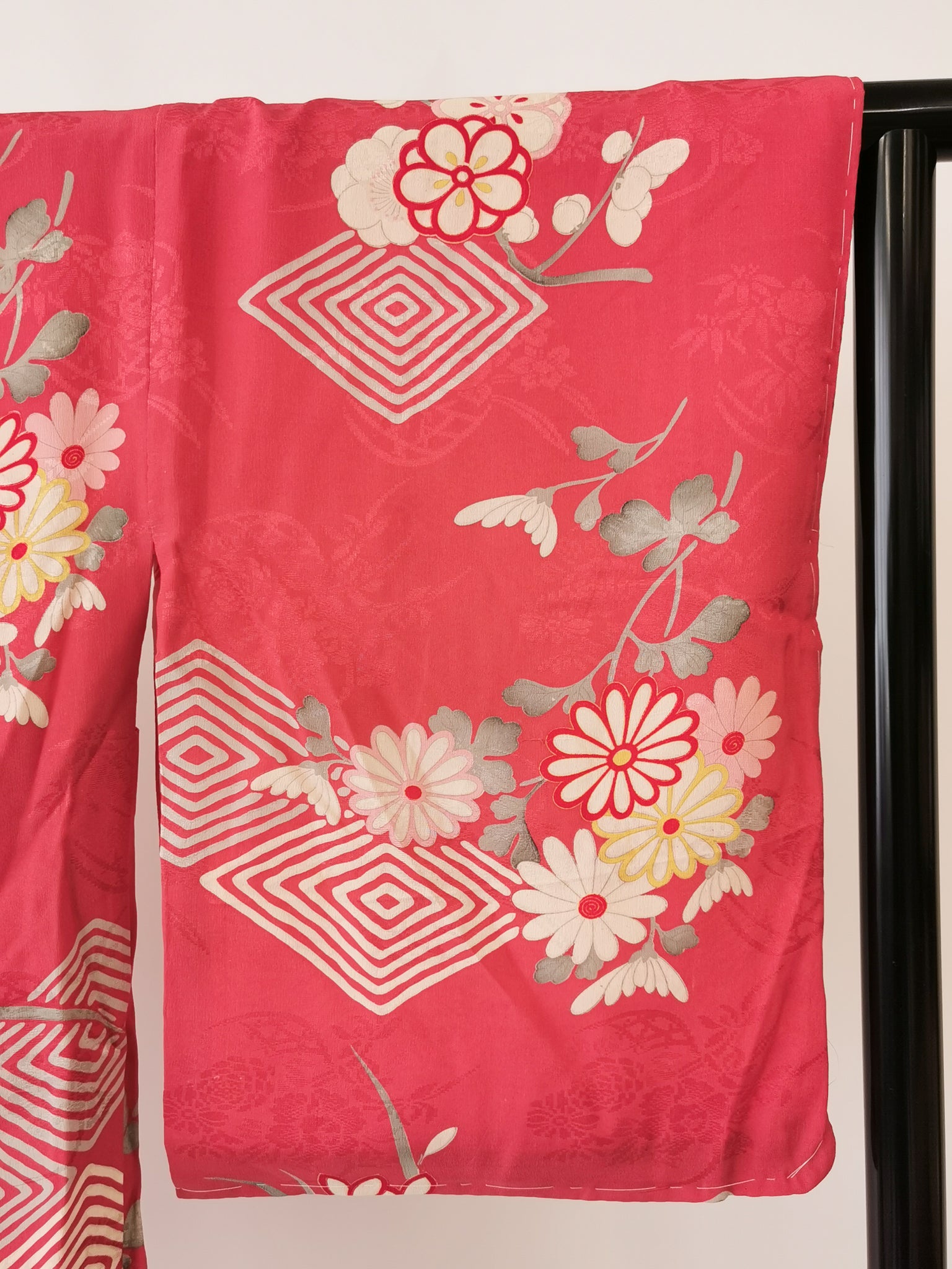 羽織 正絹 アンティーク リユース◆twh381