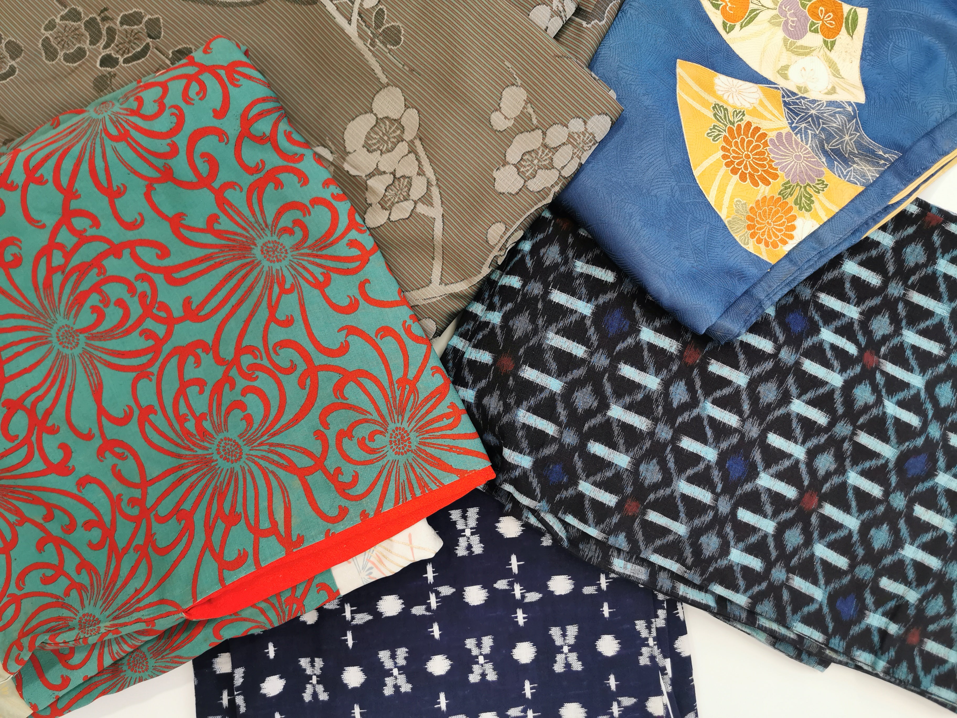 5-piece set of used women's kimonos ♪◆twk655