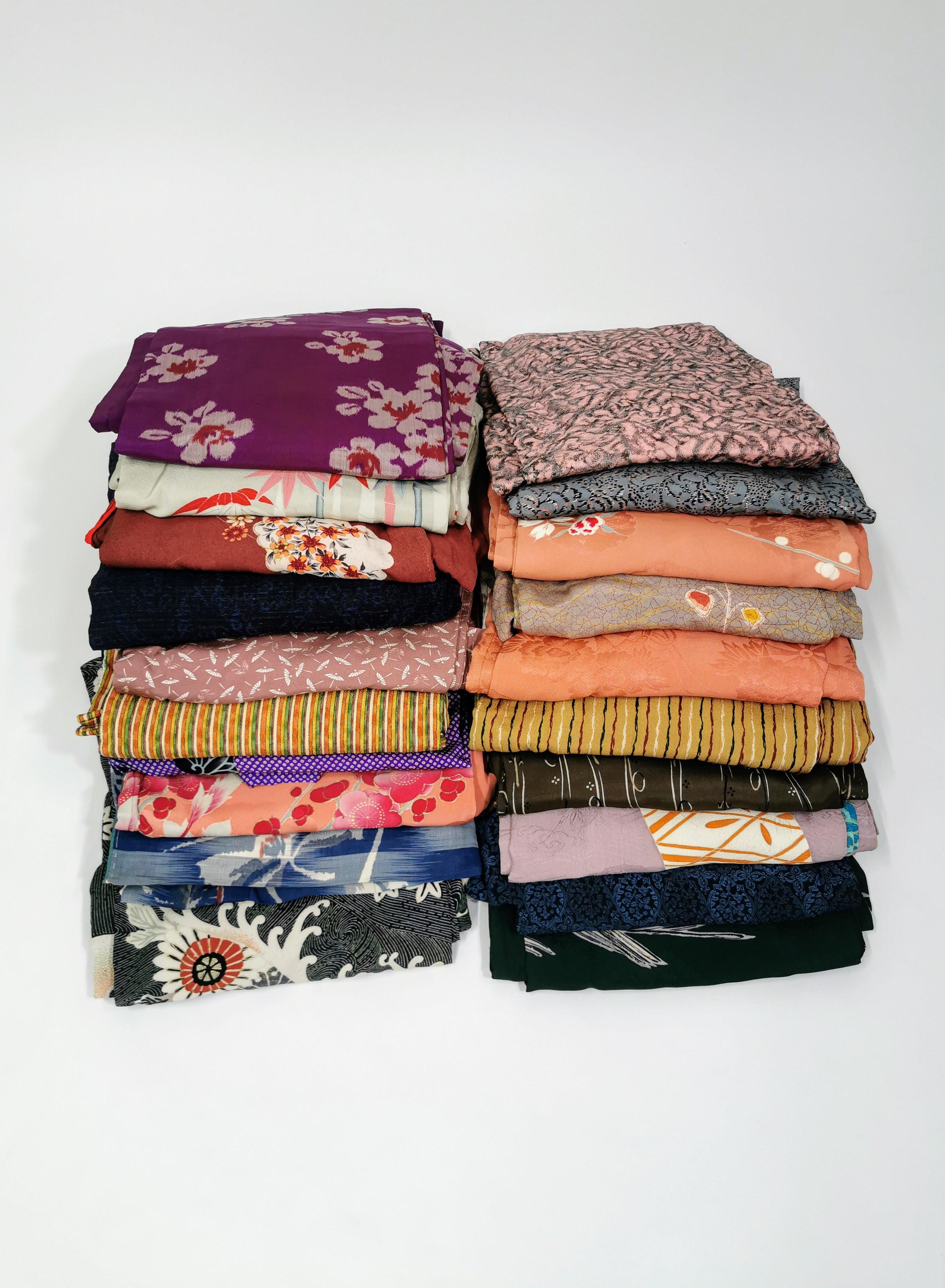 20-piece set of women's used kimonos ♪◆twk665