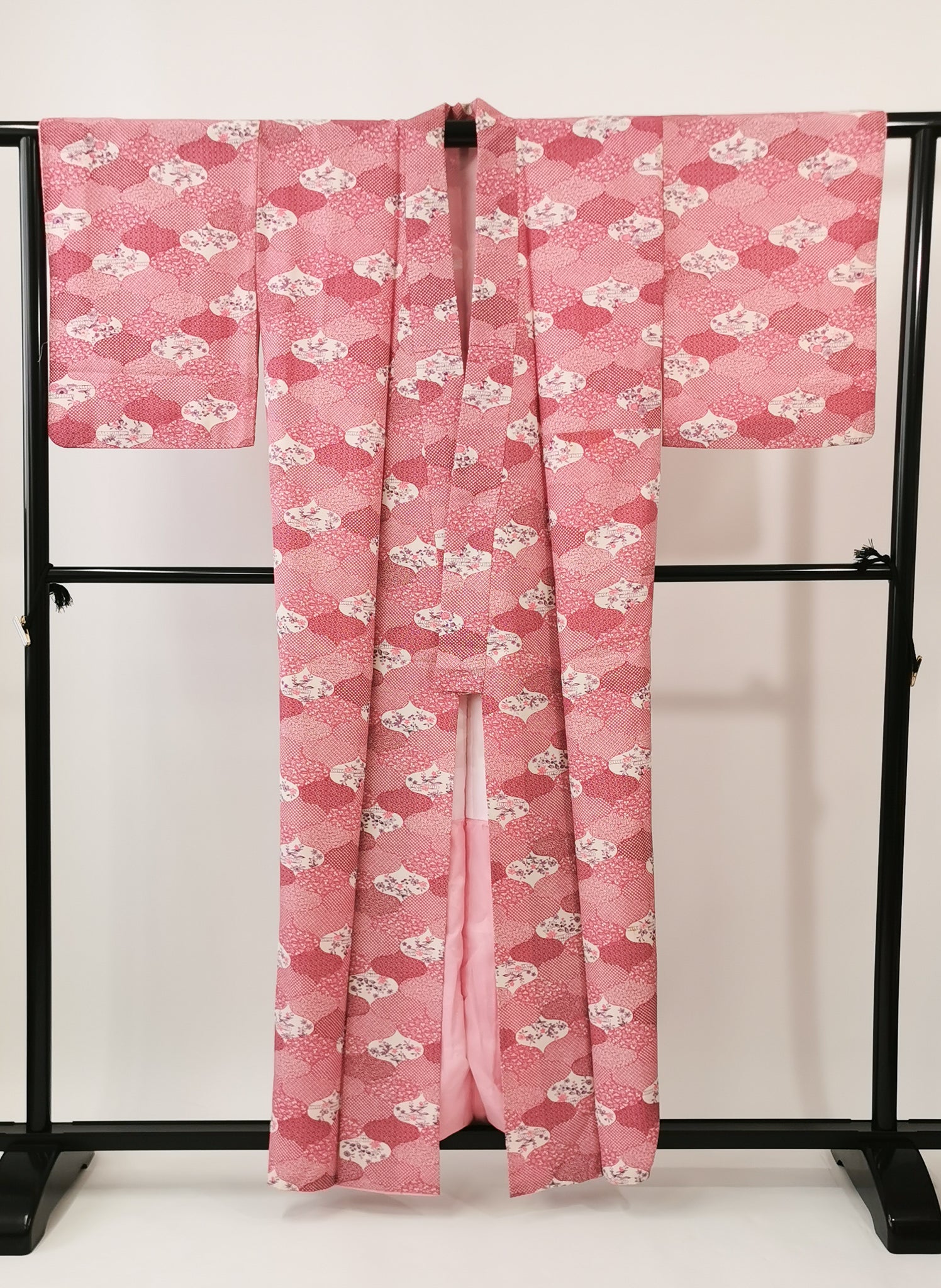 10pcs Women’s Washable Kimono Set – Pink Color Assortment / 女性用 洗える着物 10枚セット(ピンク系)◆twk712