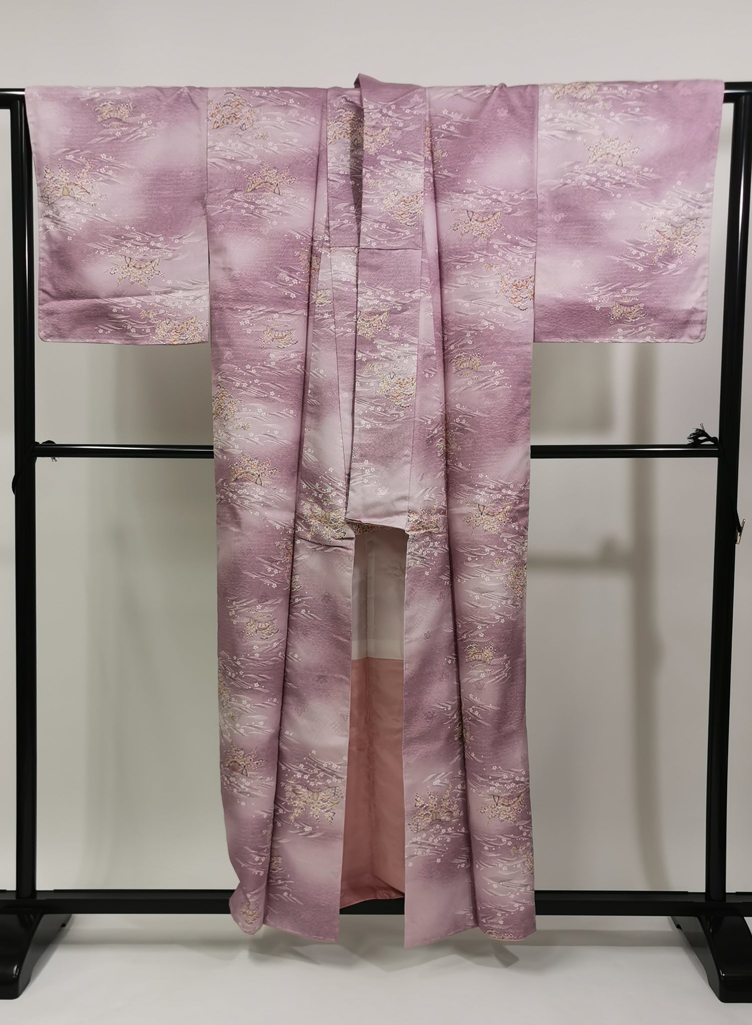 Washable Pink Kimono Bundle 5pcs – 洗える女性着物 ピンク系5枚セット◆twk713
