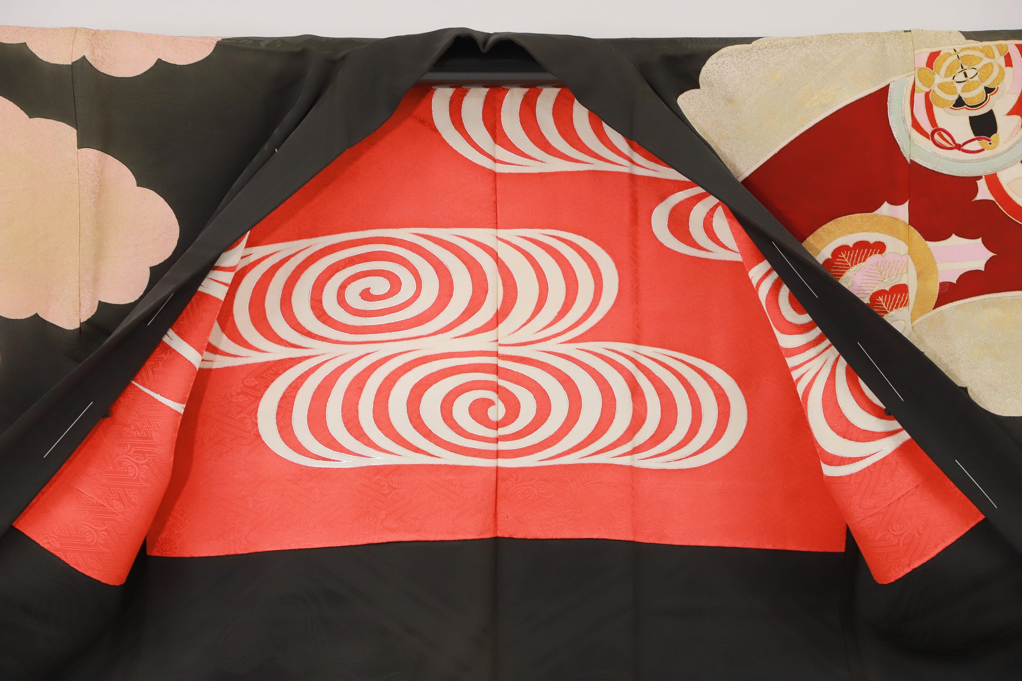 羽織 アンティーク 金箔 リユース◆twh451