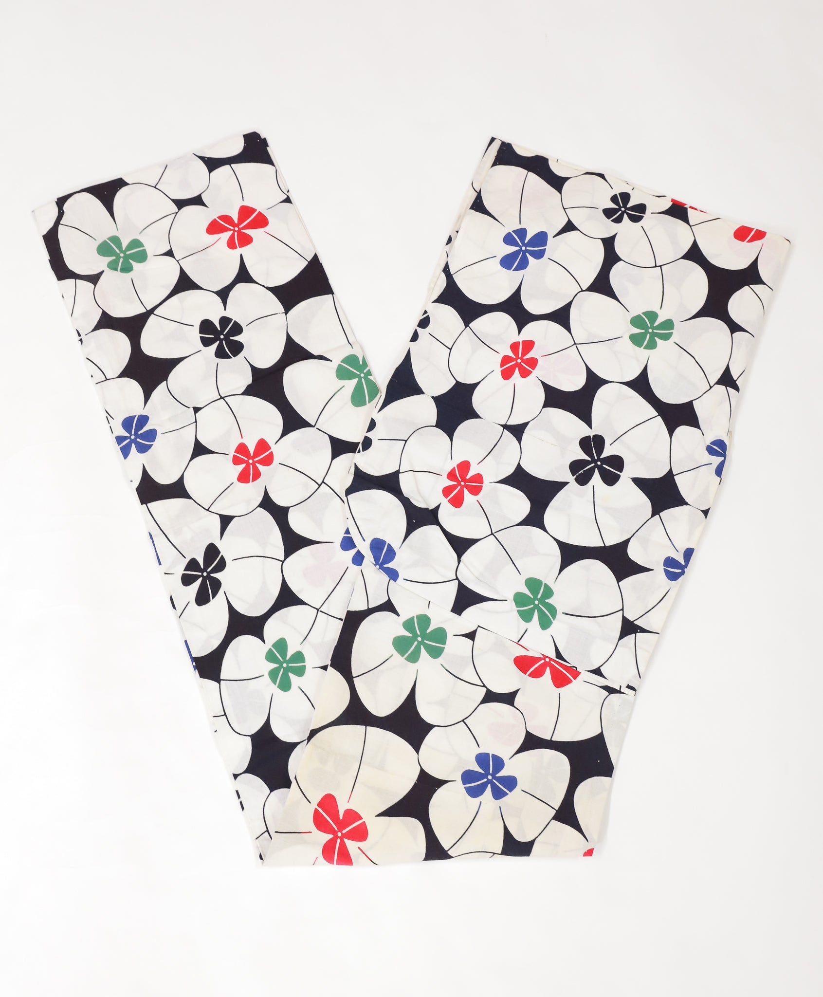 浴衣 5点 まとめて 花柄系 リユース リメイク 和装 和服 生地◆twy450