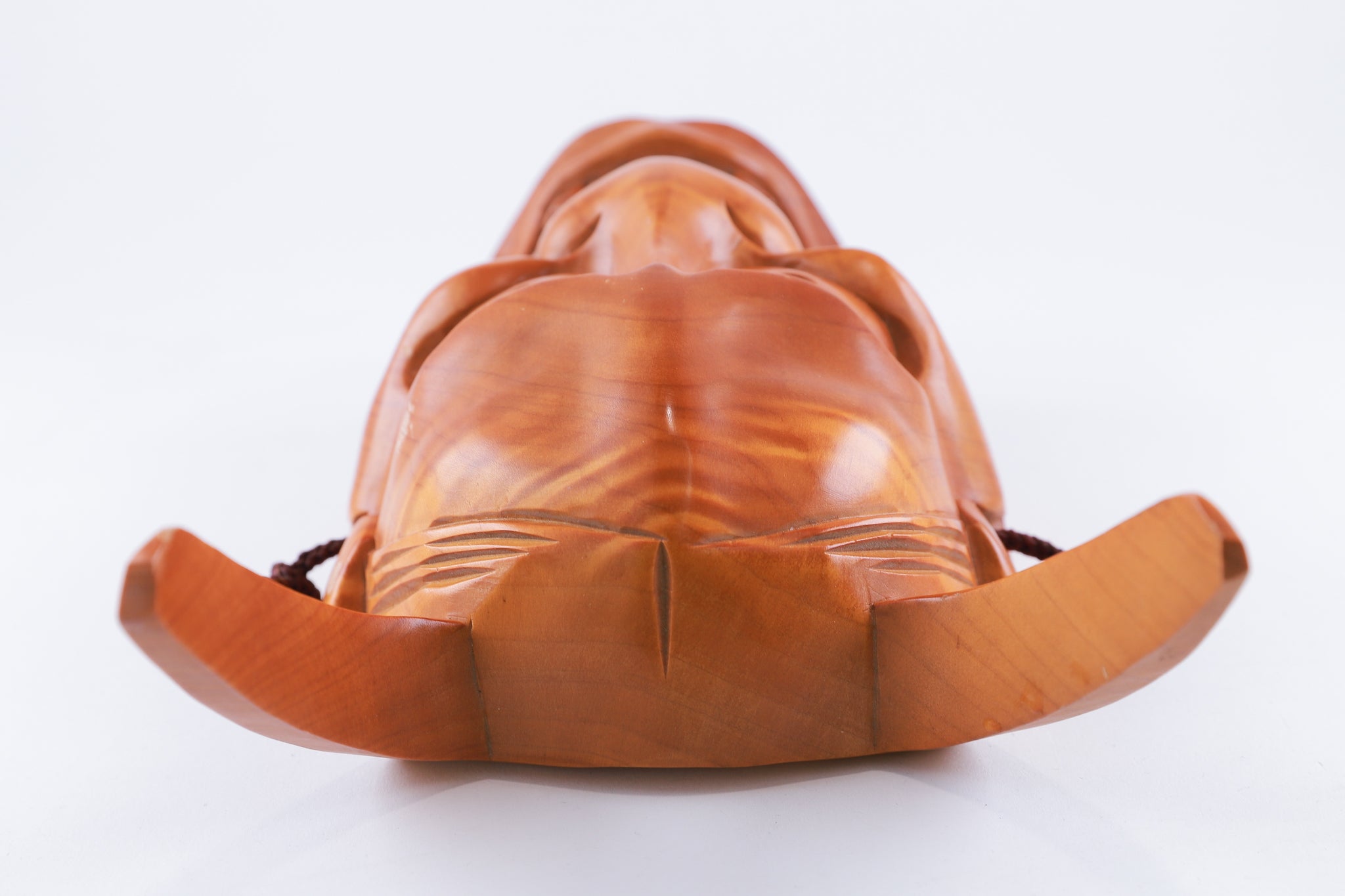 般若 お面 木製 鬼面 開運 魔除け 招福 縁起物 インテリア◆tko482