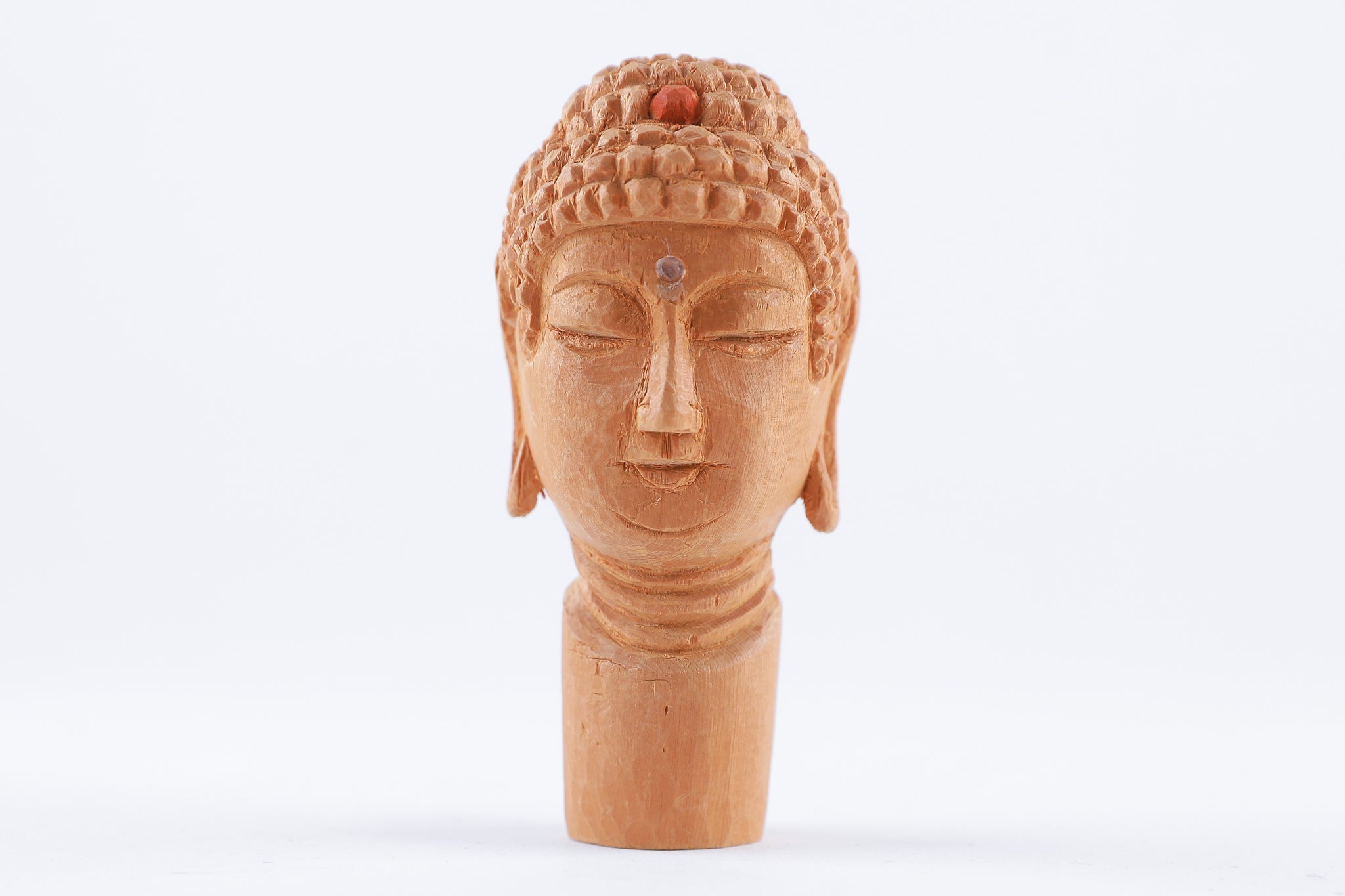 大仏 ミニ 手のひらサイズ 平和 お守り 開運 健康祈願 木製 伝統品◆tk484