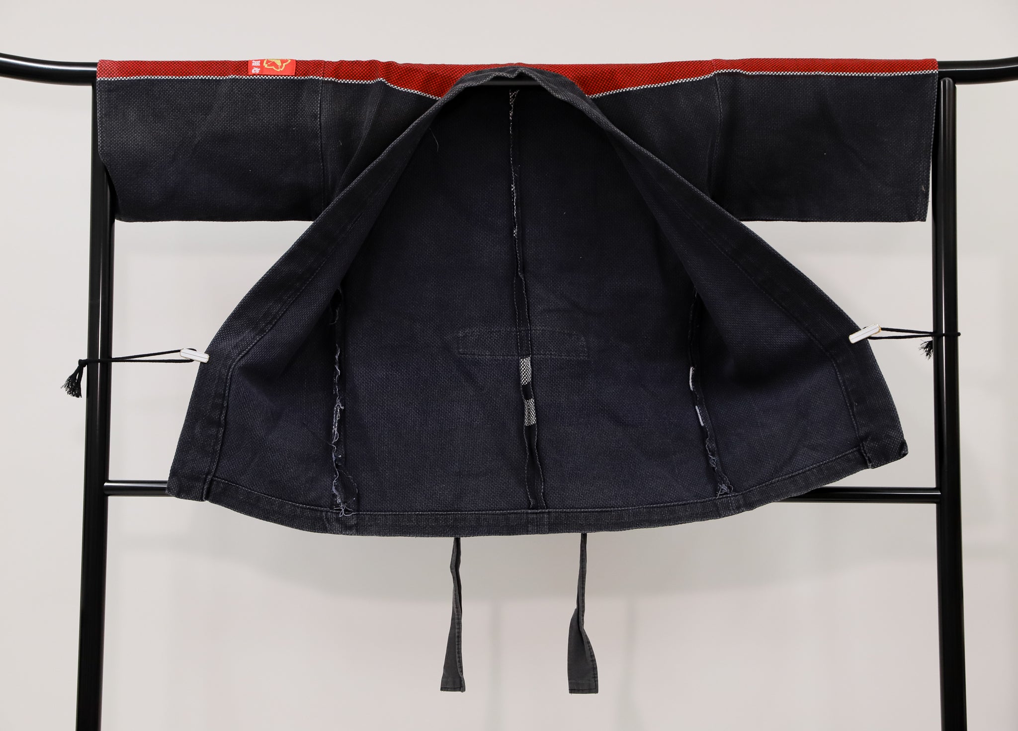 法被 消防団 厚地 はんてん 漢字 ジャパンヴィンテージ 火消し 刺子◆tmhap486