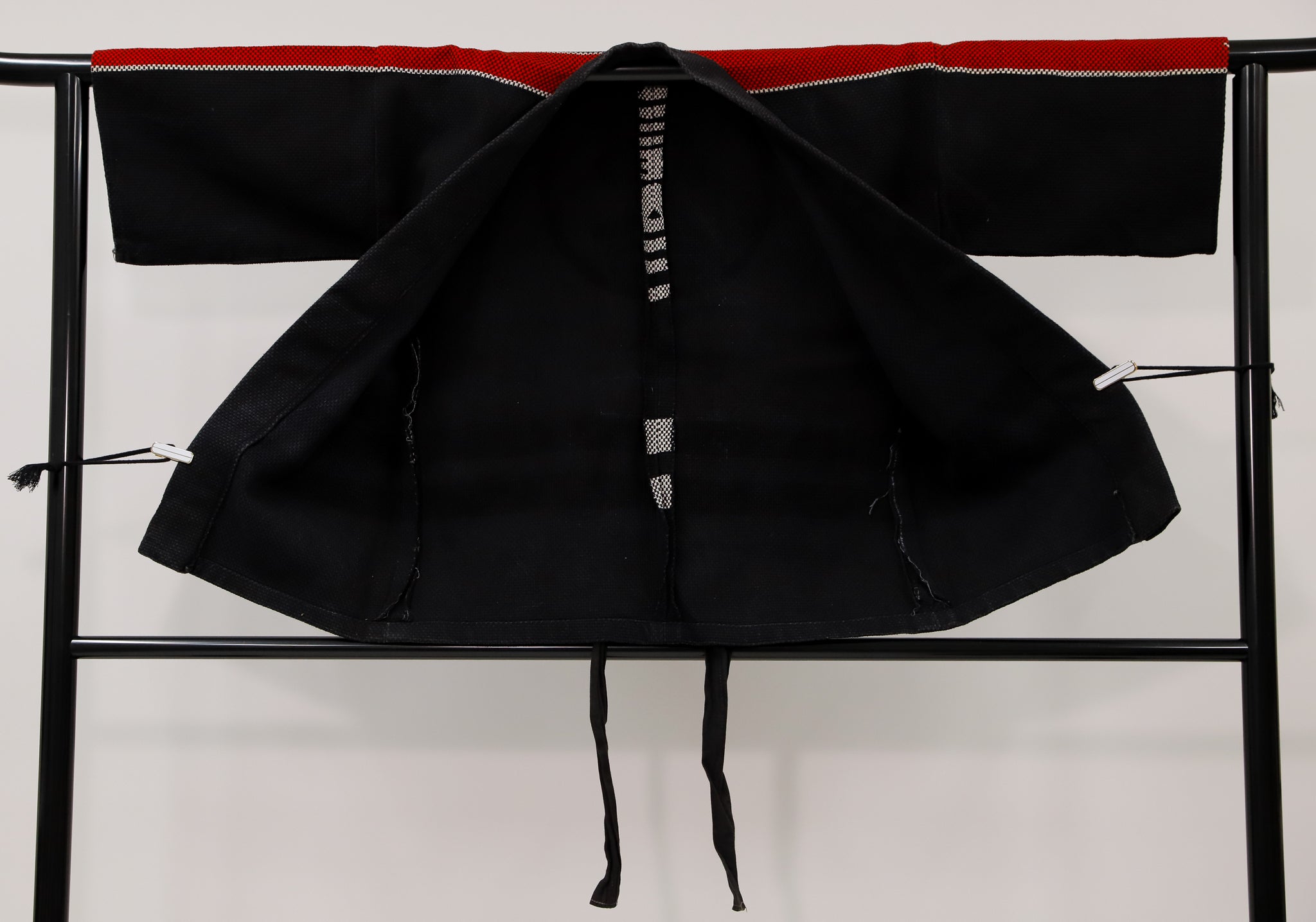 法被 消防団 厚地 はんてん 漢字 ジャパンヴィンテージ 火消し 刺子◆thap487